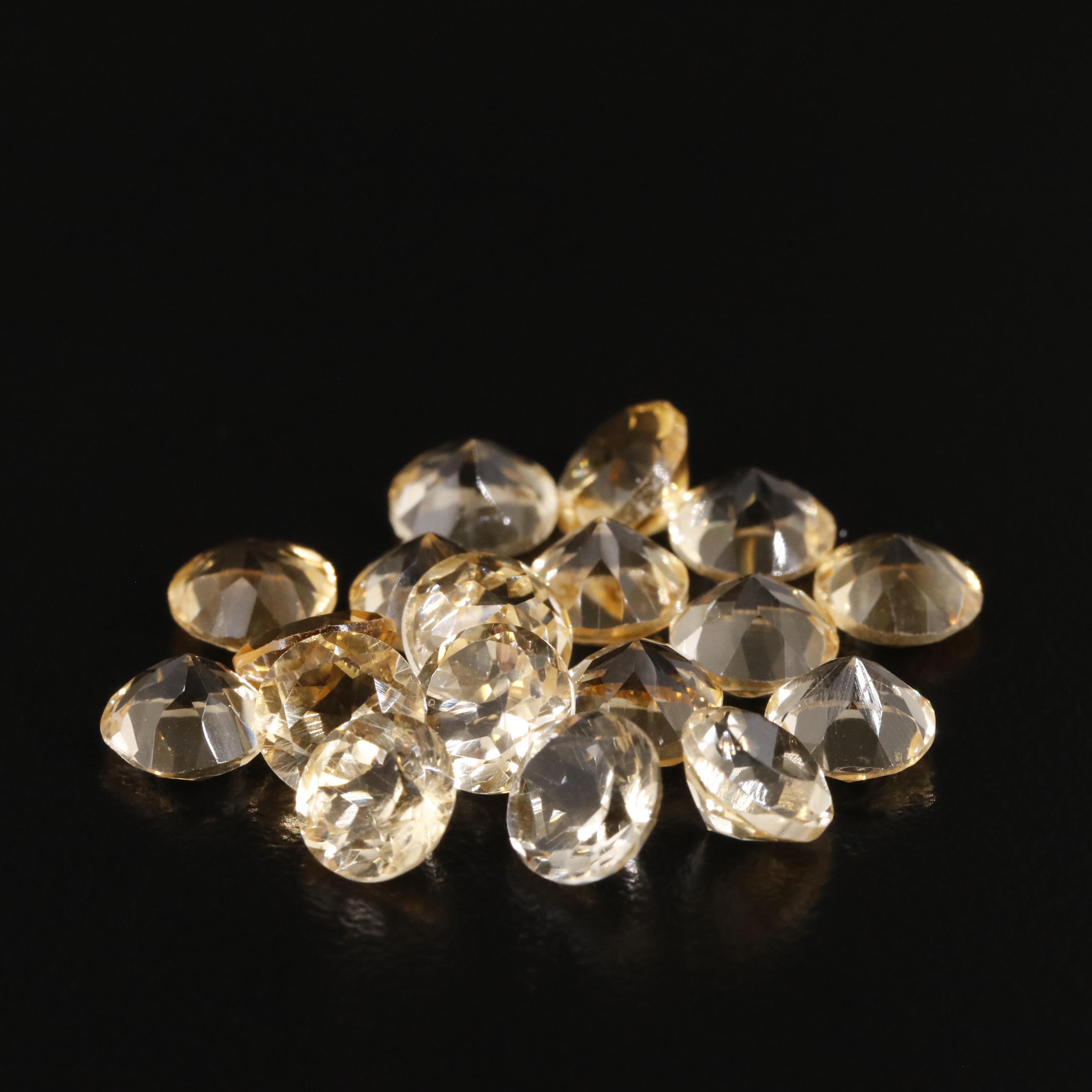 Loose 14.36 CTW Citrine