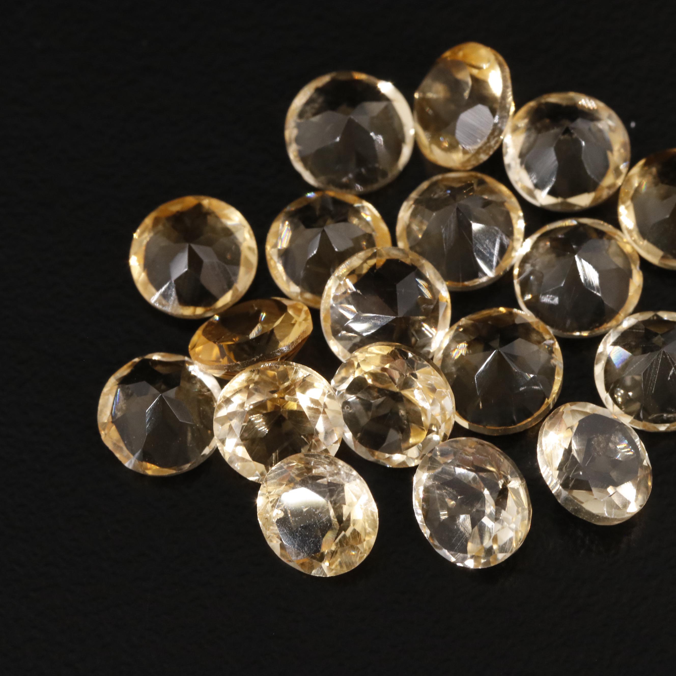 Loose 14.36 CTW Citrine