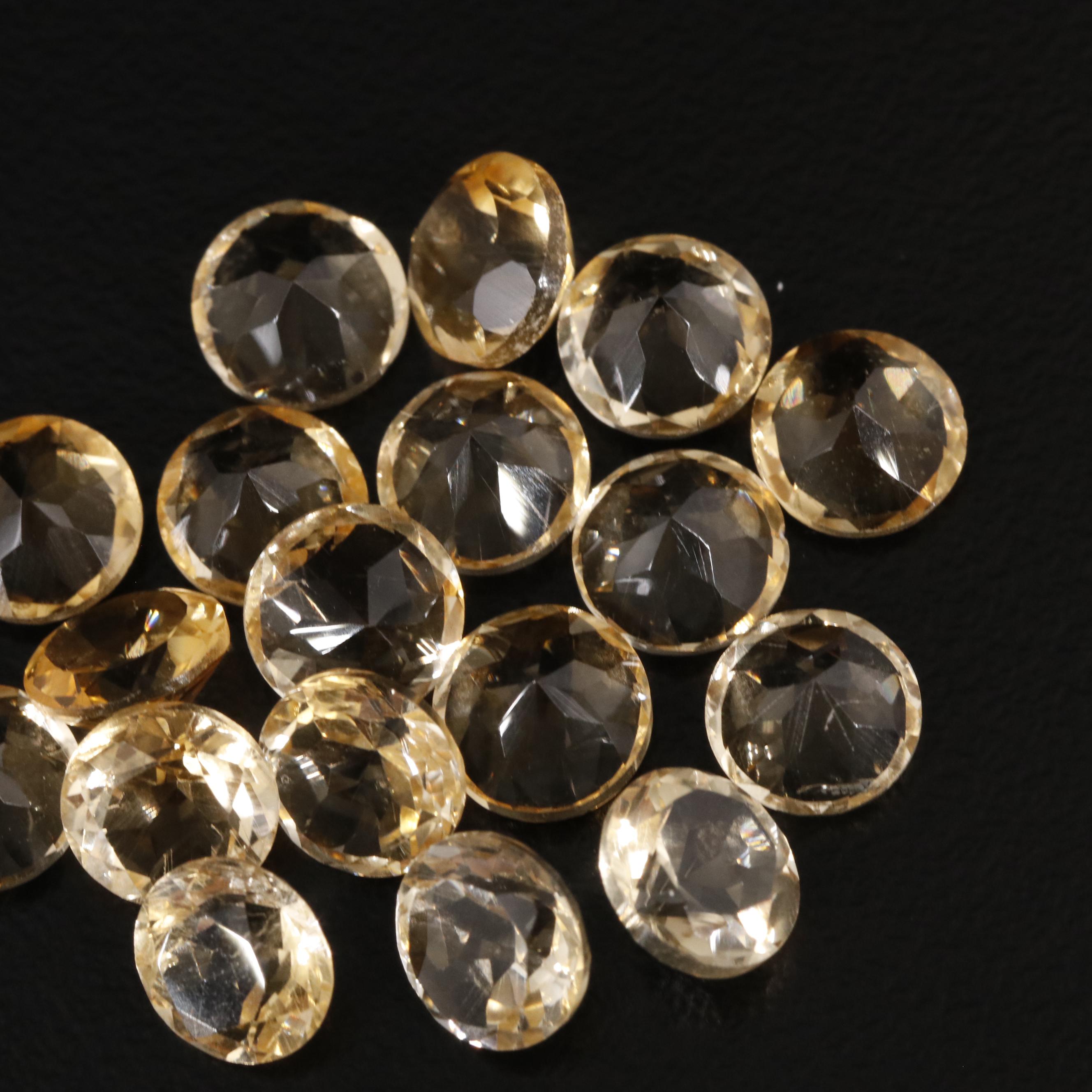 Loose 14.36 CTW Citrine