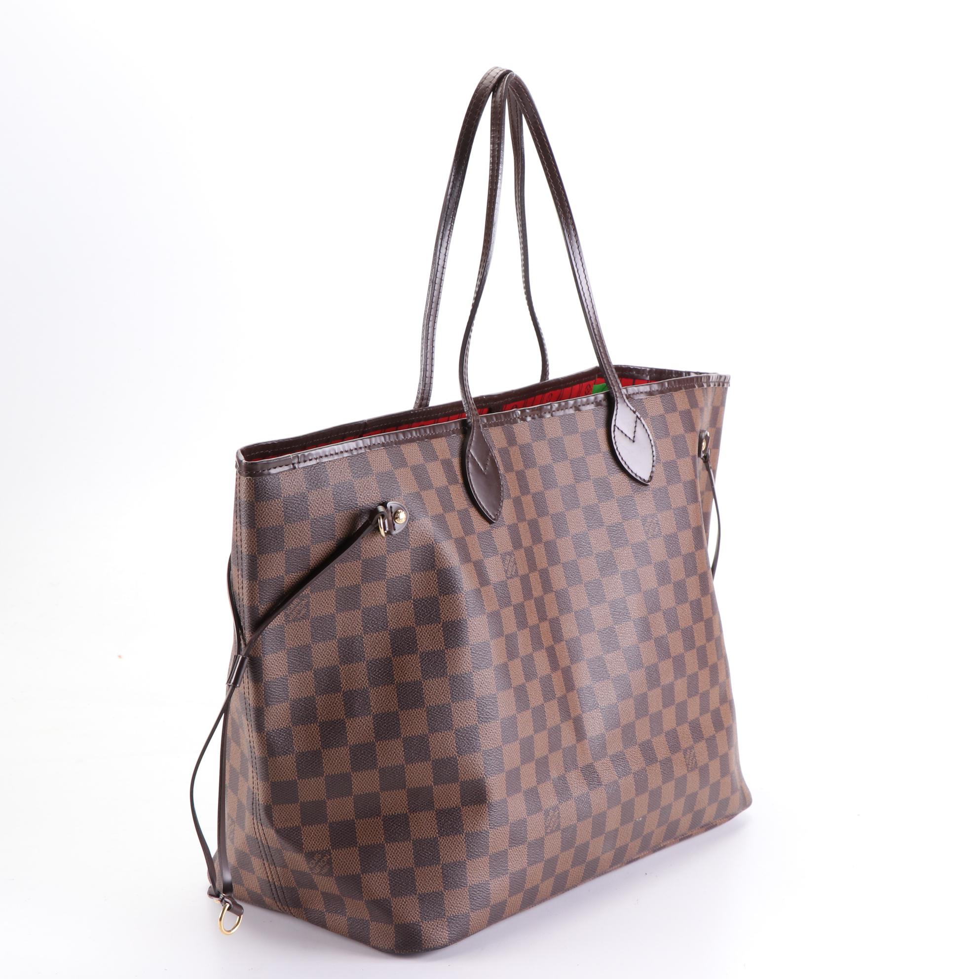 Louis Vuitton Neverfull GM in Damier Ebene Canvas and Leather