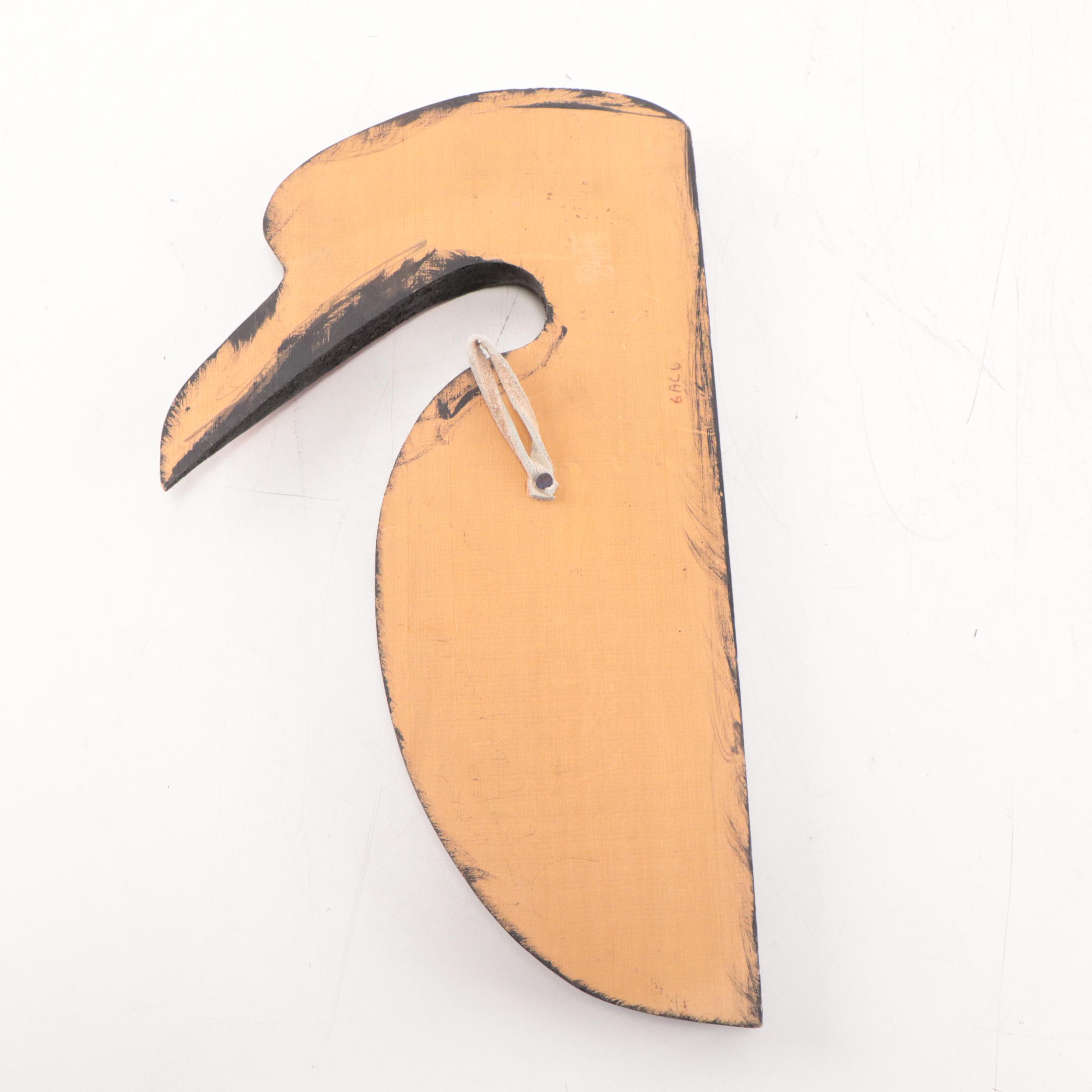 Dora Edwards Pacific Northwest Native American Style Carved Wall Hangings