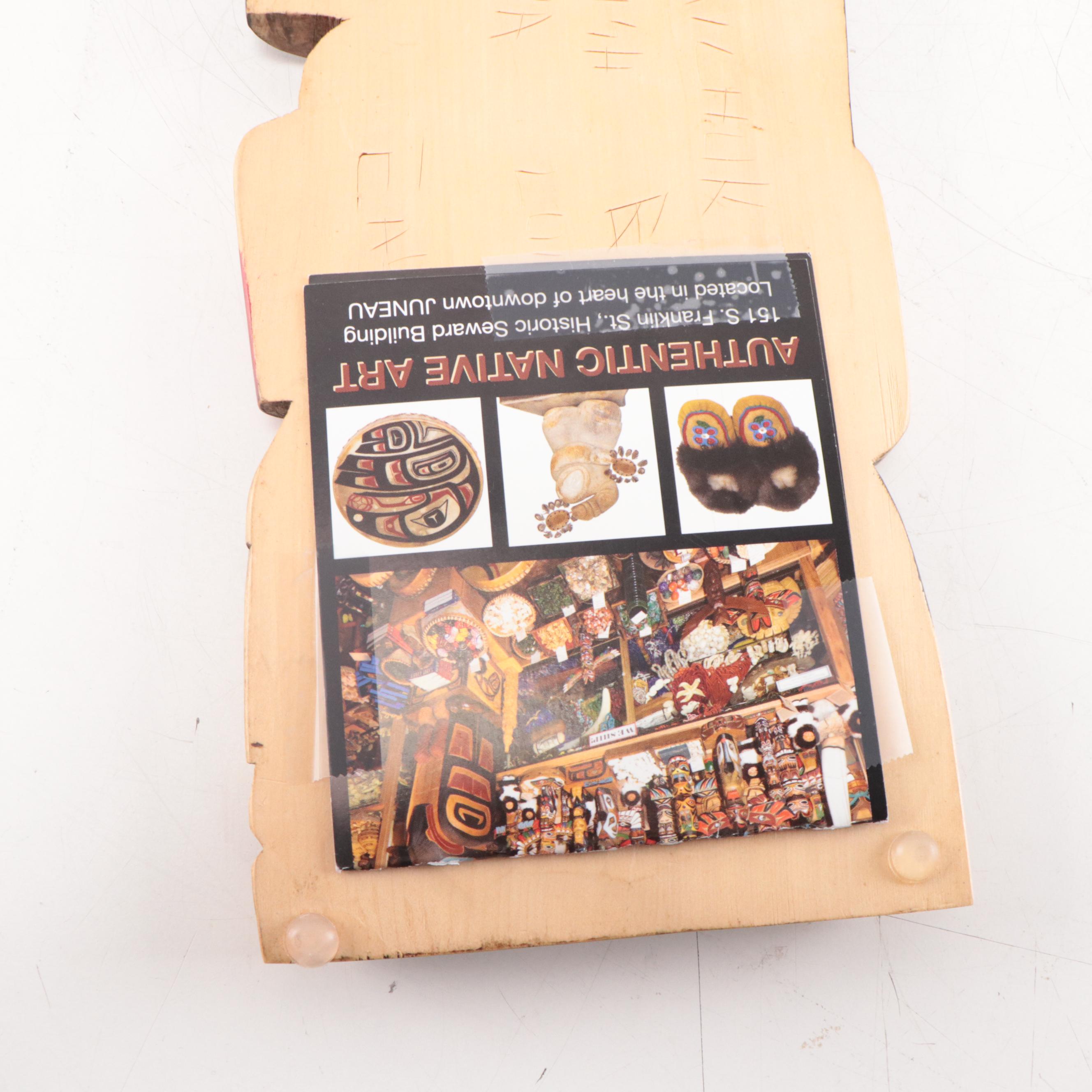 Dora Edwards Pacific Northwest Native American Style Carved Wall Hangings