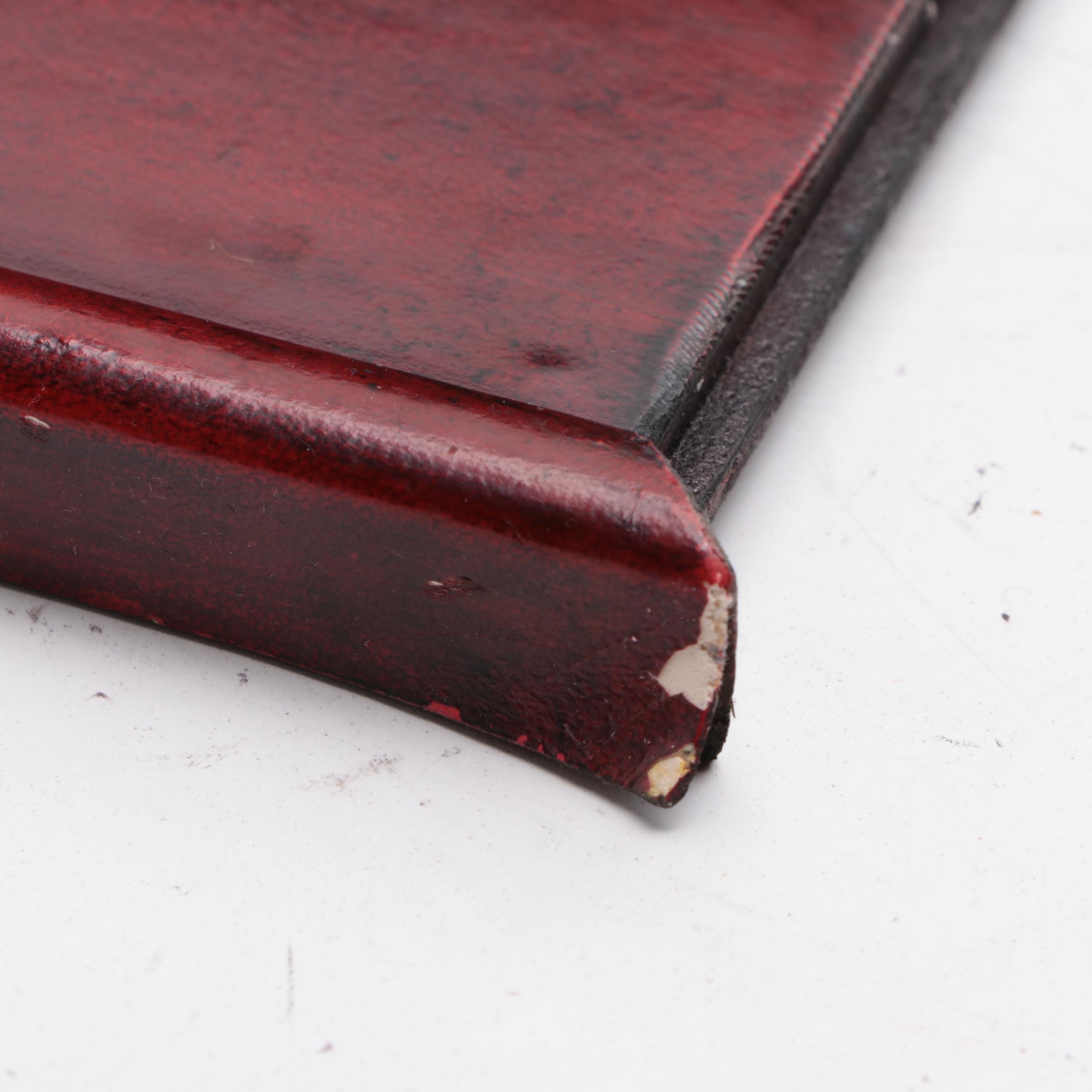 Chinese Four Winds Mah-Jongg Pieces in Transfer-Decorated Case