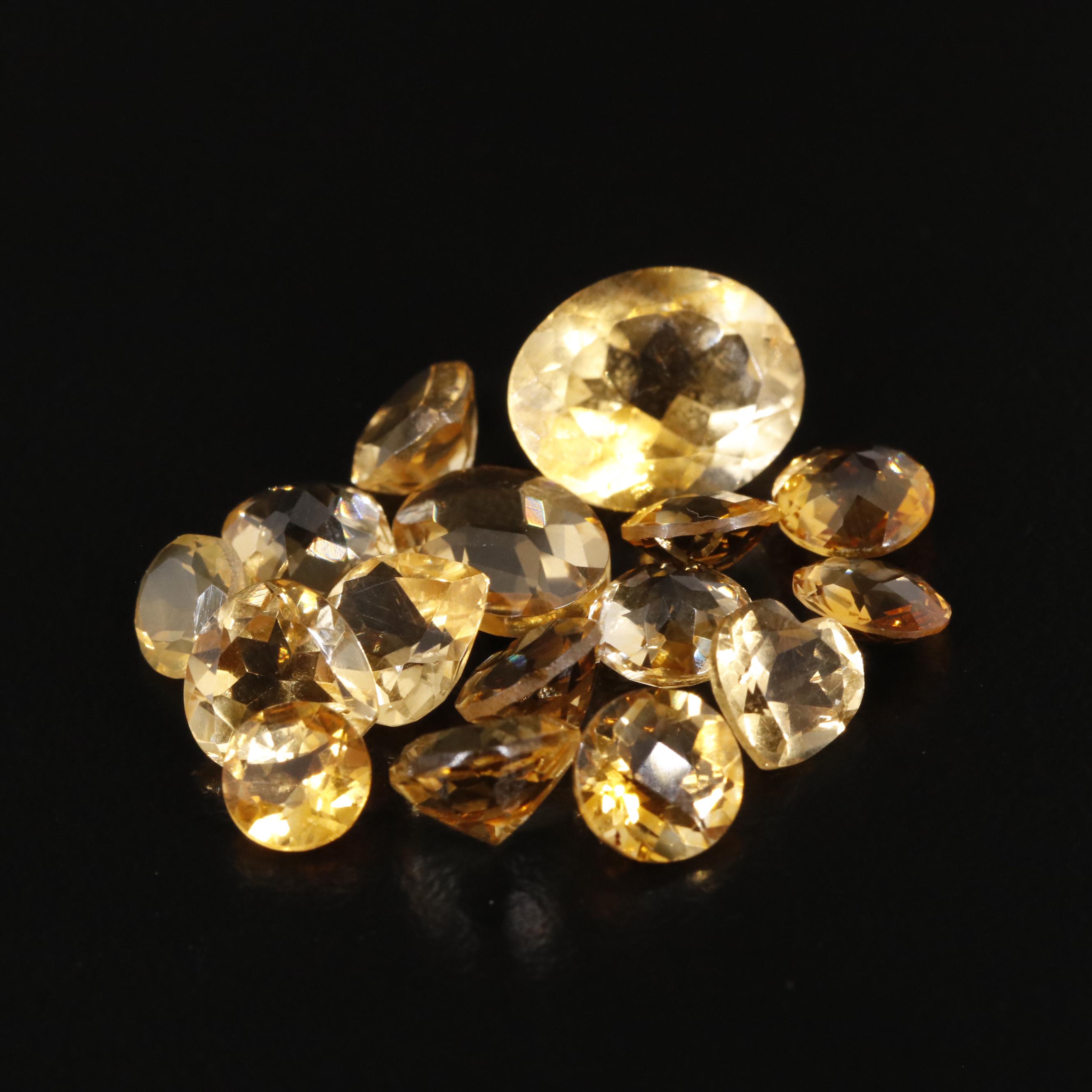 Loose 14.35 CTW Citrine