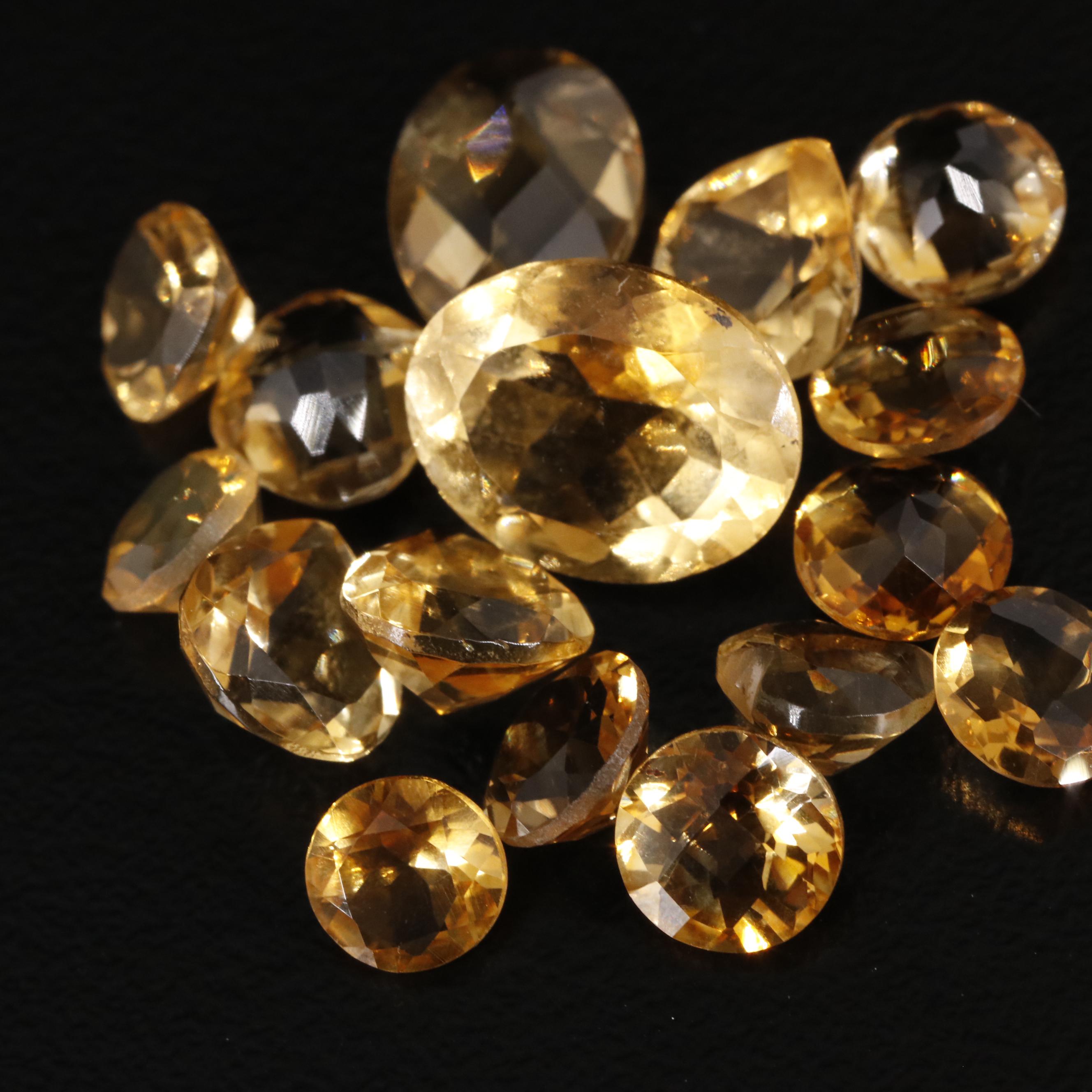 Loose 14.35 CTW Citrine
