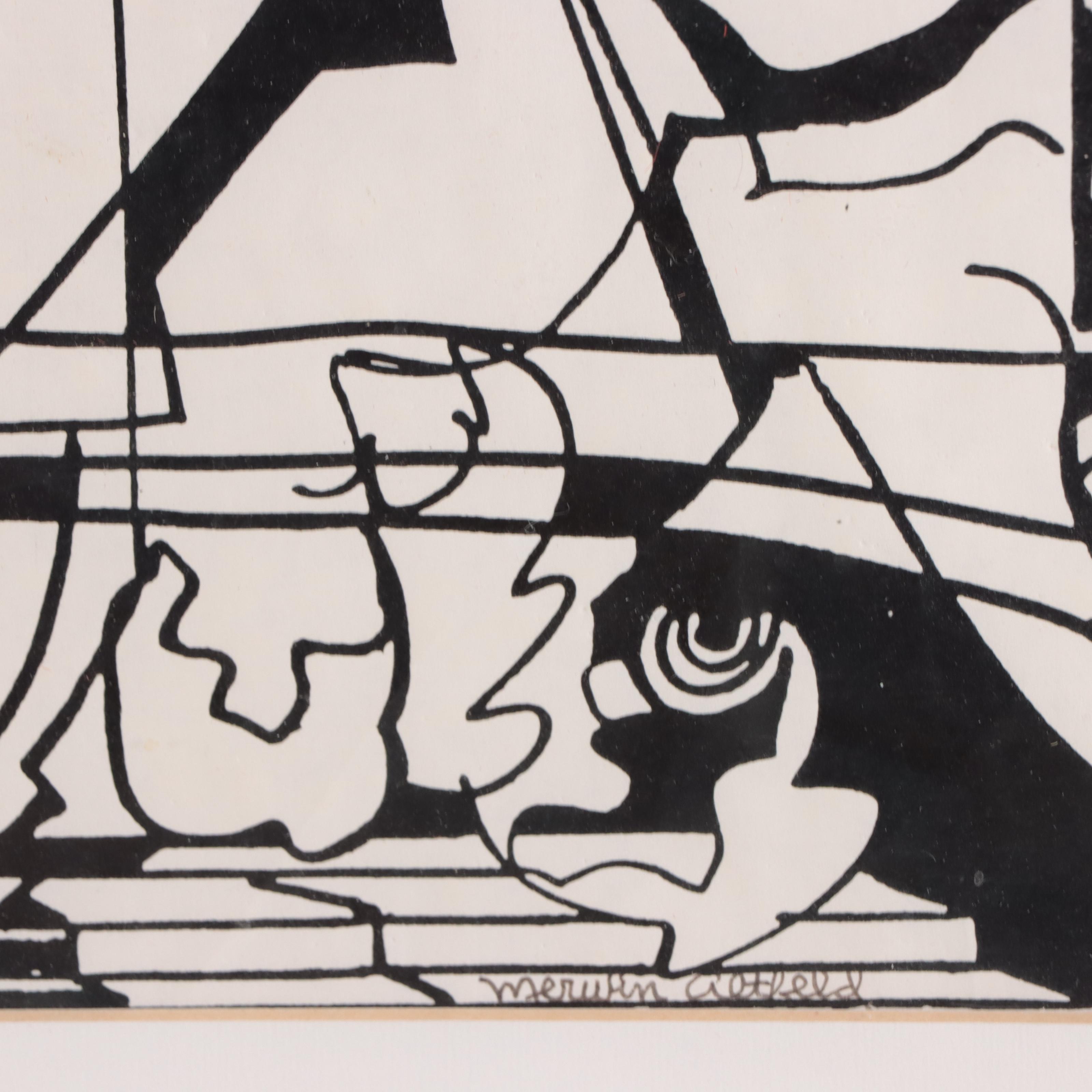 Merwin Altfeld Digital Print of a Victorian Style House, Late 20th Century