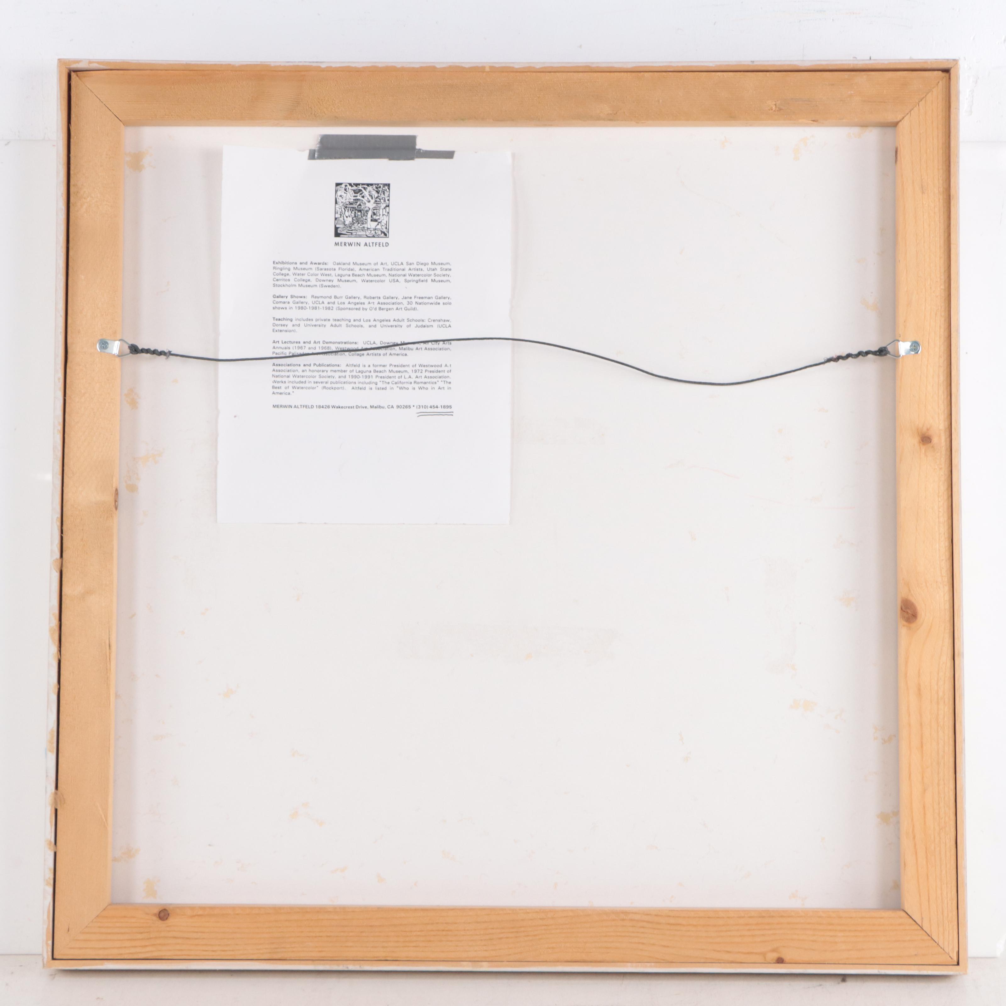 Merwin Altfeld Digital Print of a Victorian Style House, Late 20th Century