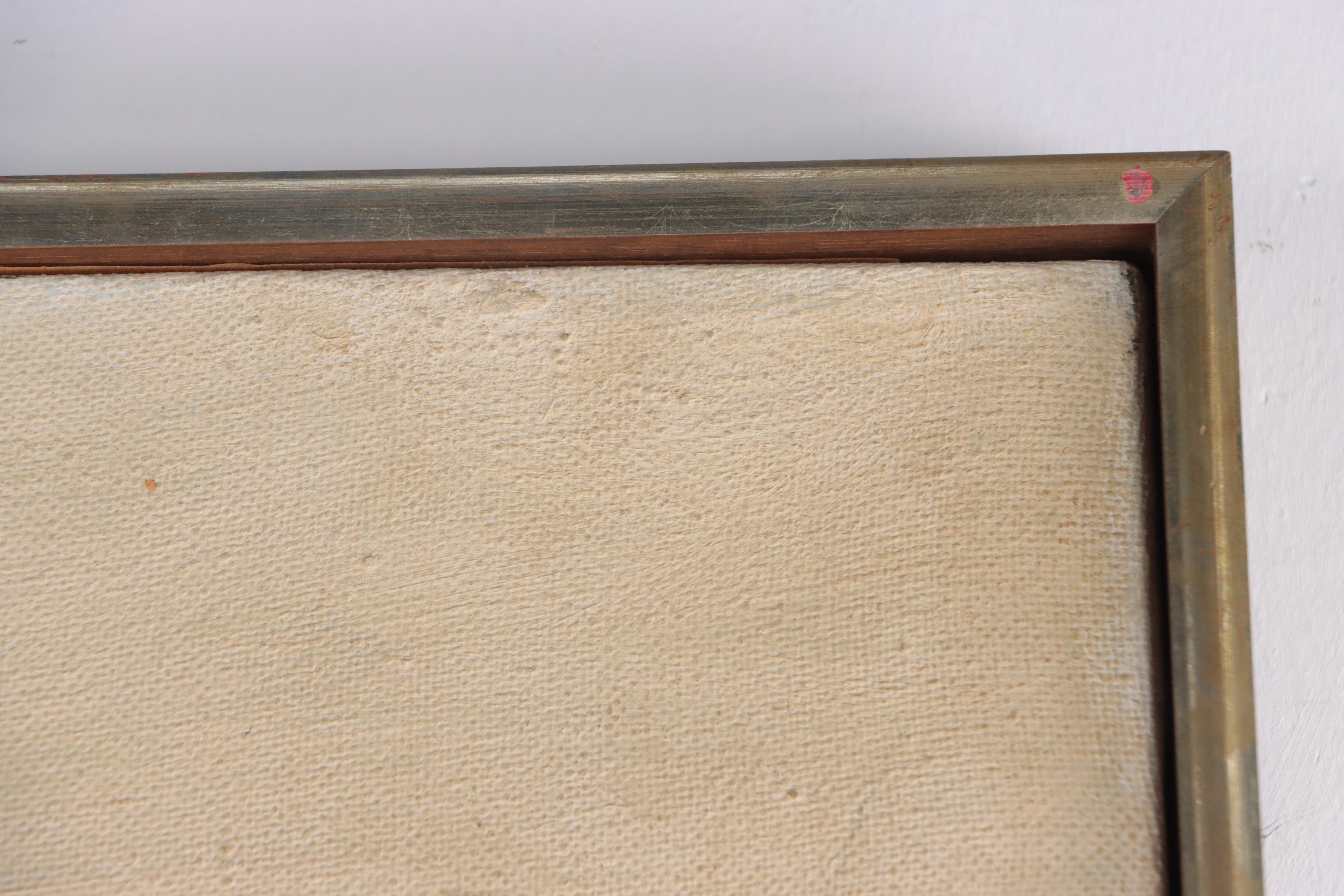 Attributed Morton Dimondstein Fauvist Style Self-Portrait Oil Painting