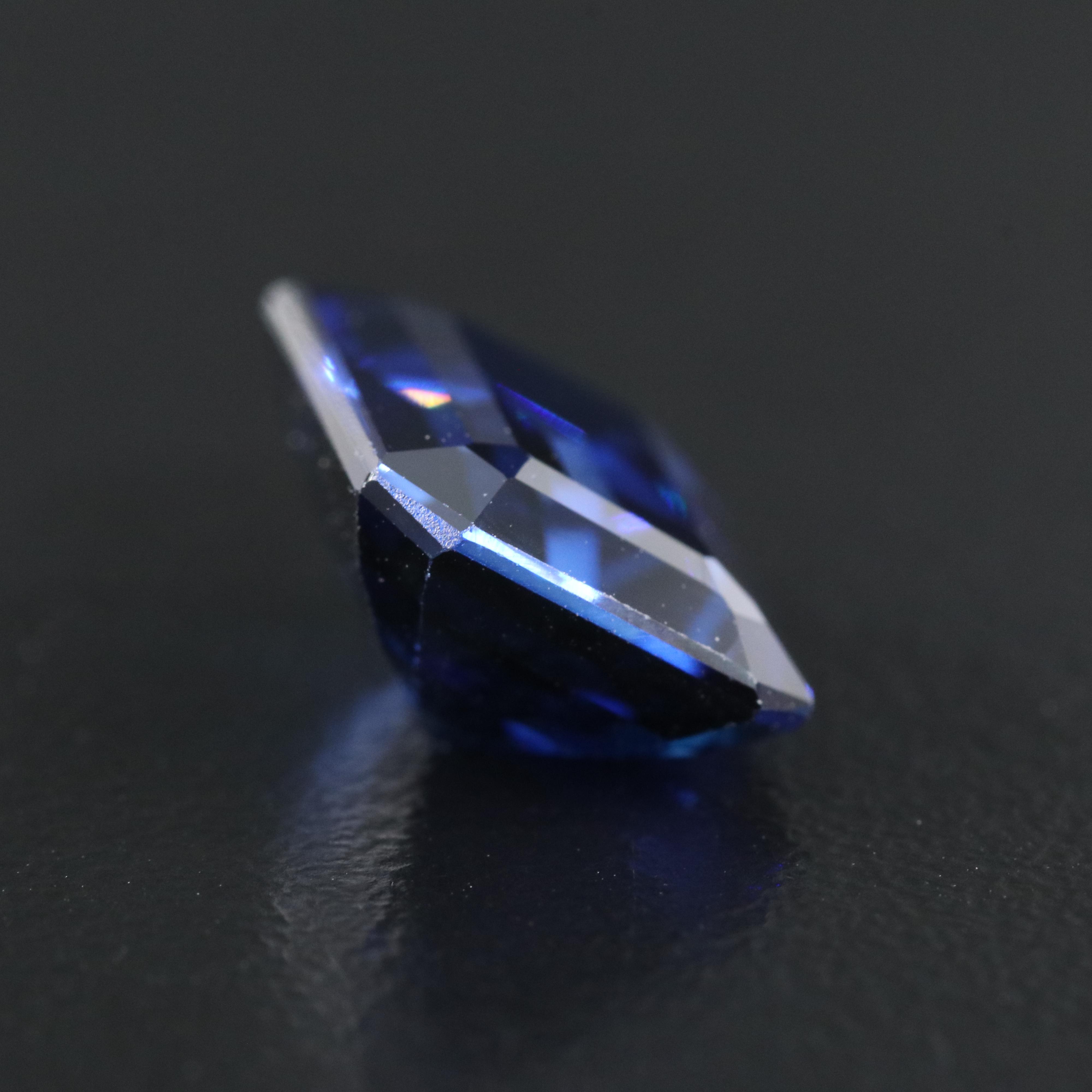 Loose 8.81 CT Lab Grown Sapphire