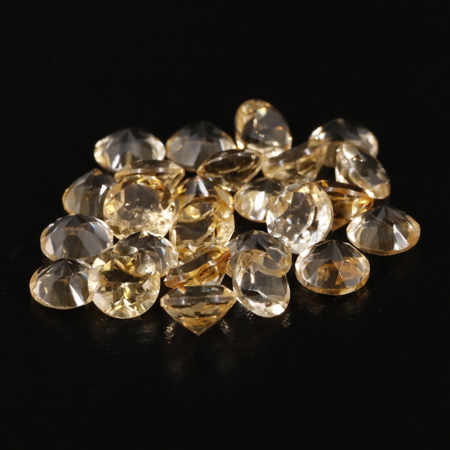 Loose 18.90 CTW Citrine