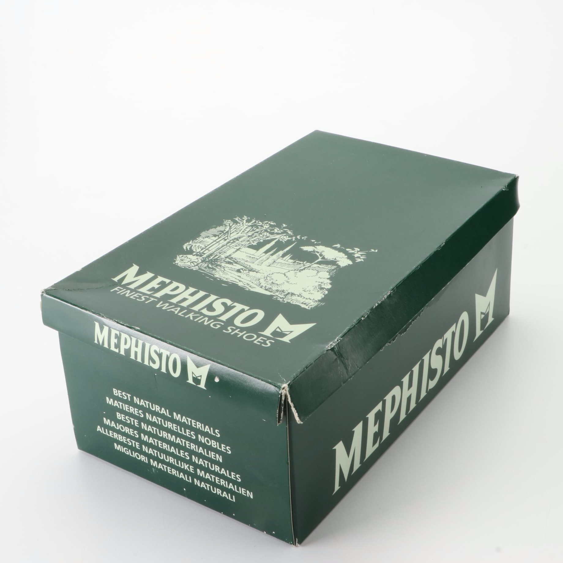 Mephisto Fairway Kiltie Brogue Spiked Golf Shoes with Box