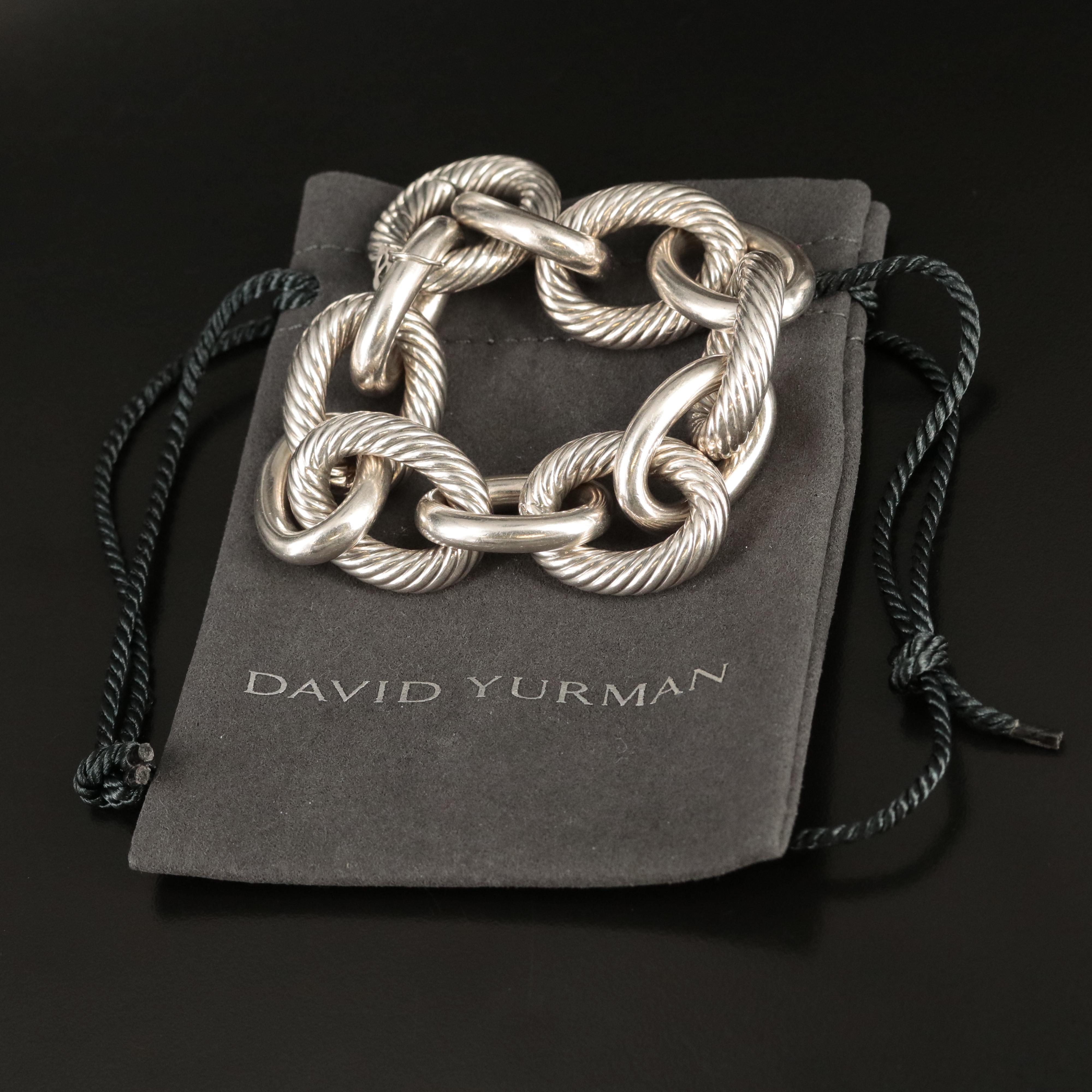 David Yurman Extra Large Oval Link Bracelet