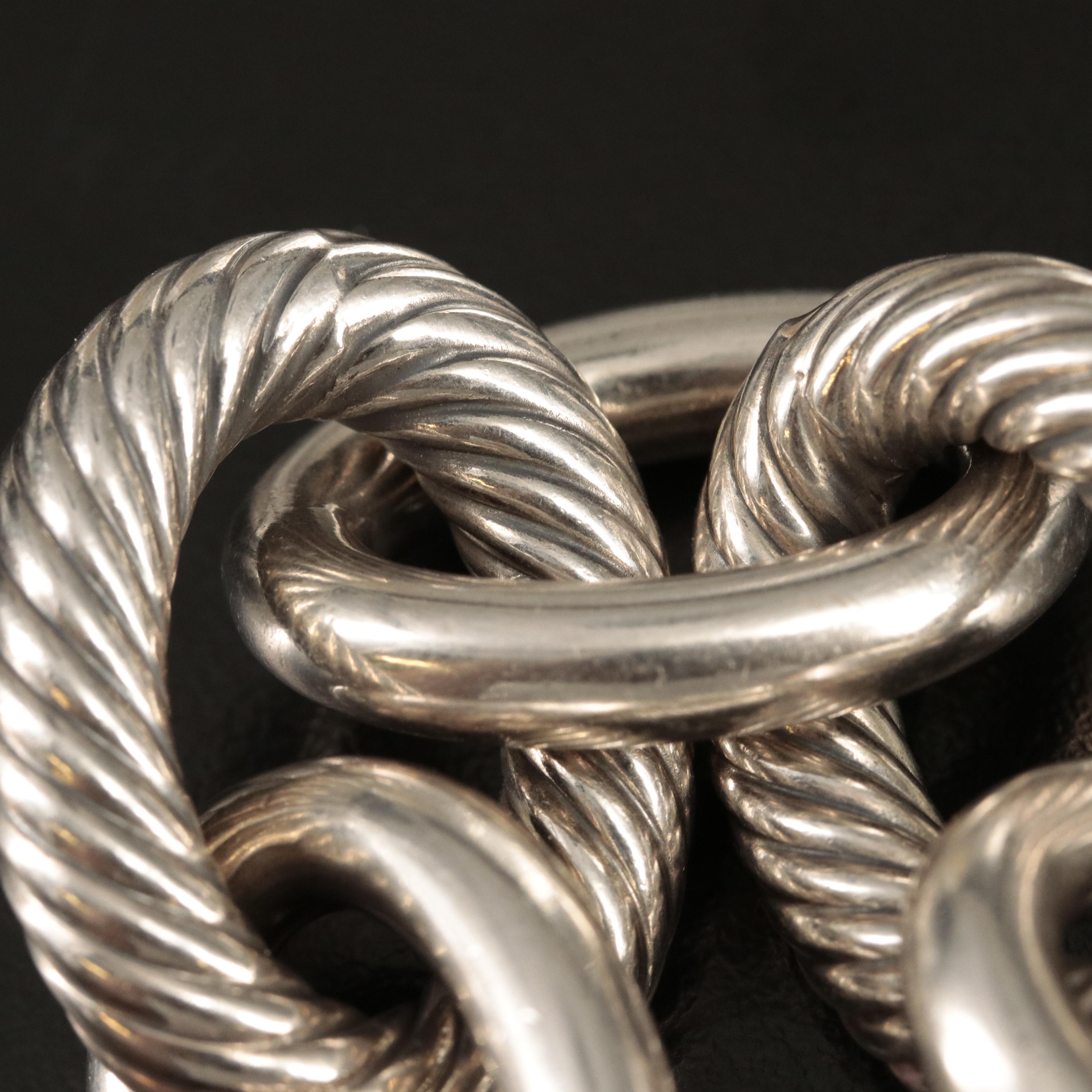 David Yurman Extra Large Oval Link Bracelet