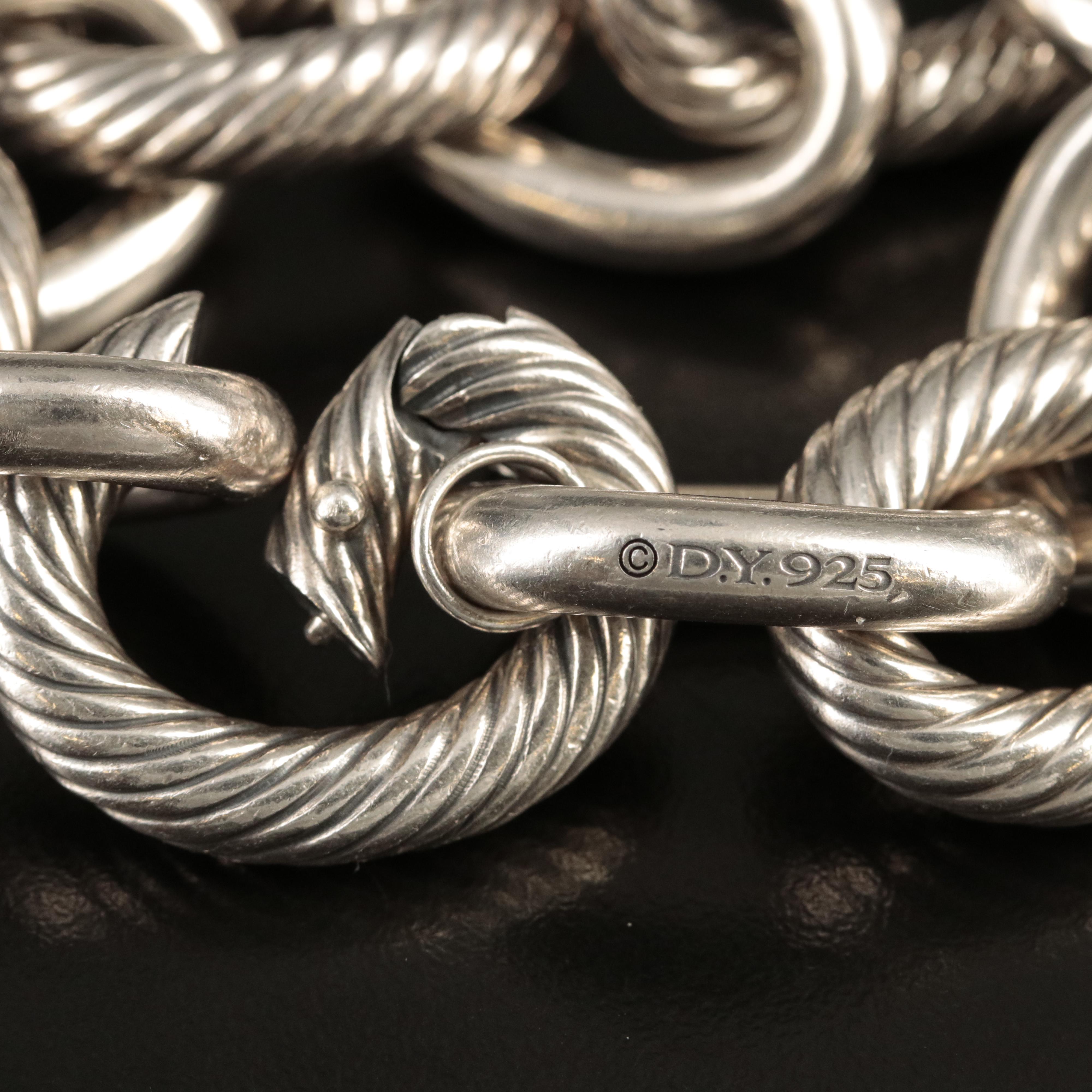 David Yurman Extra Large Oval Link Bracelet