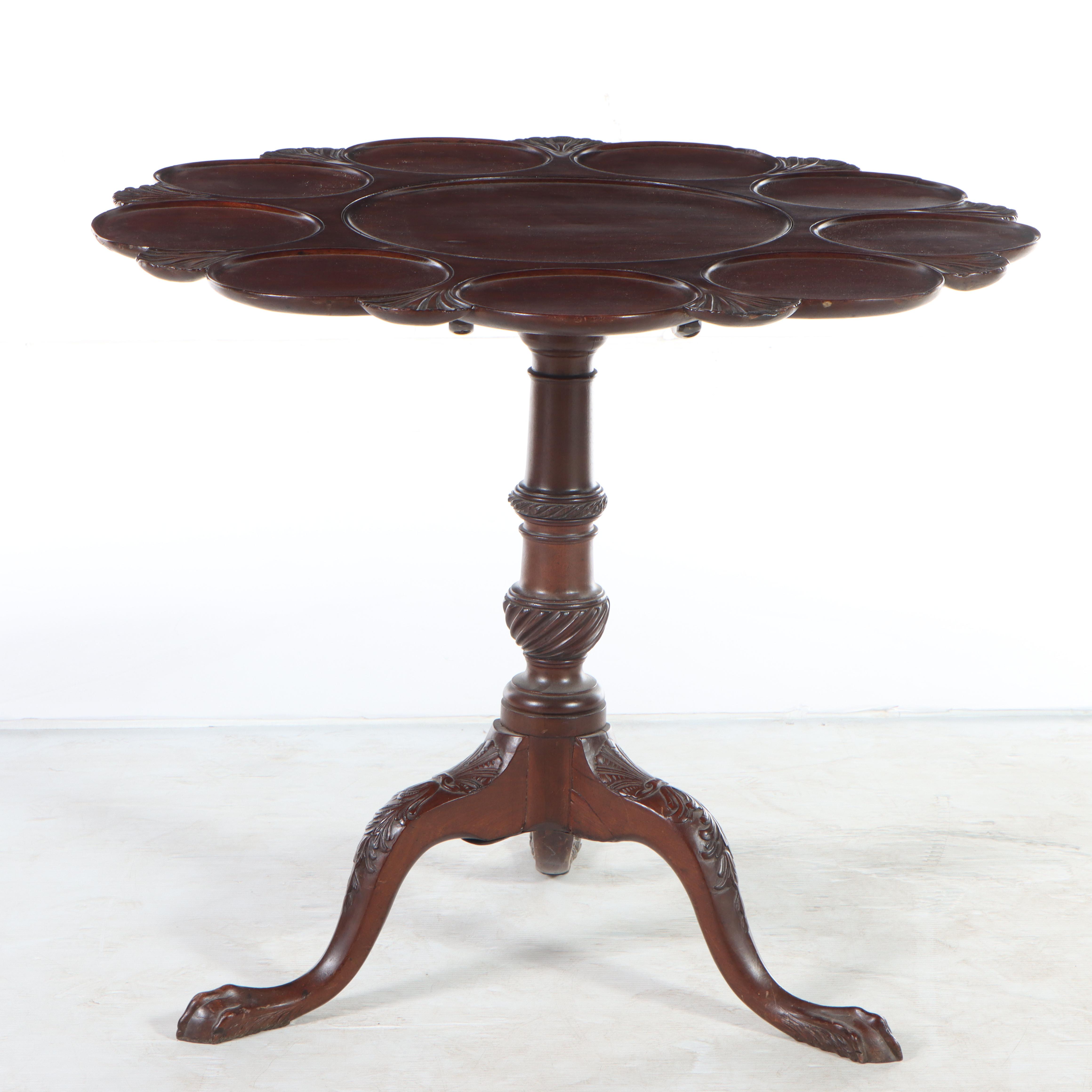 George III Mahogany Tilt-Top "Supper" Table, Late 18th Century