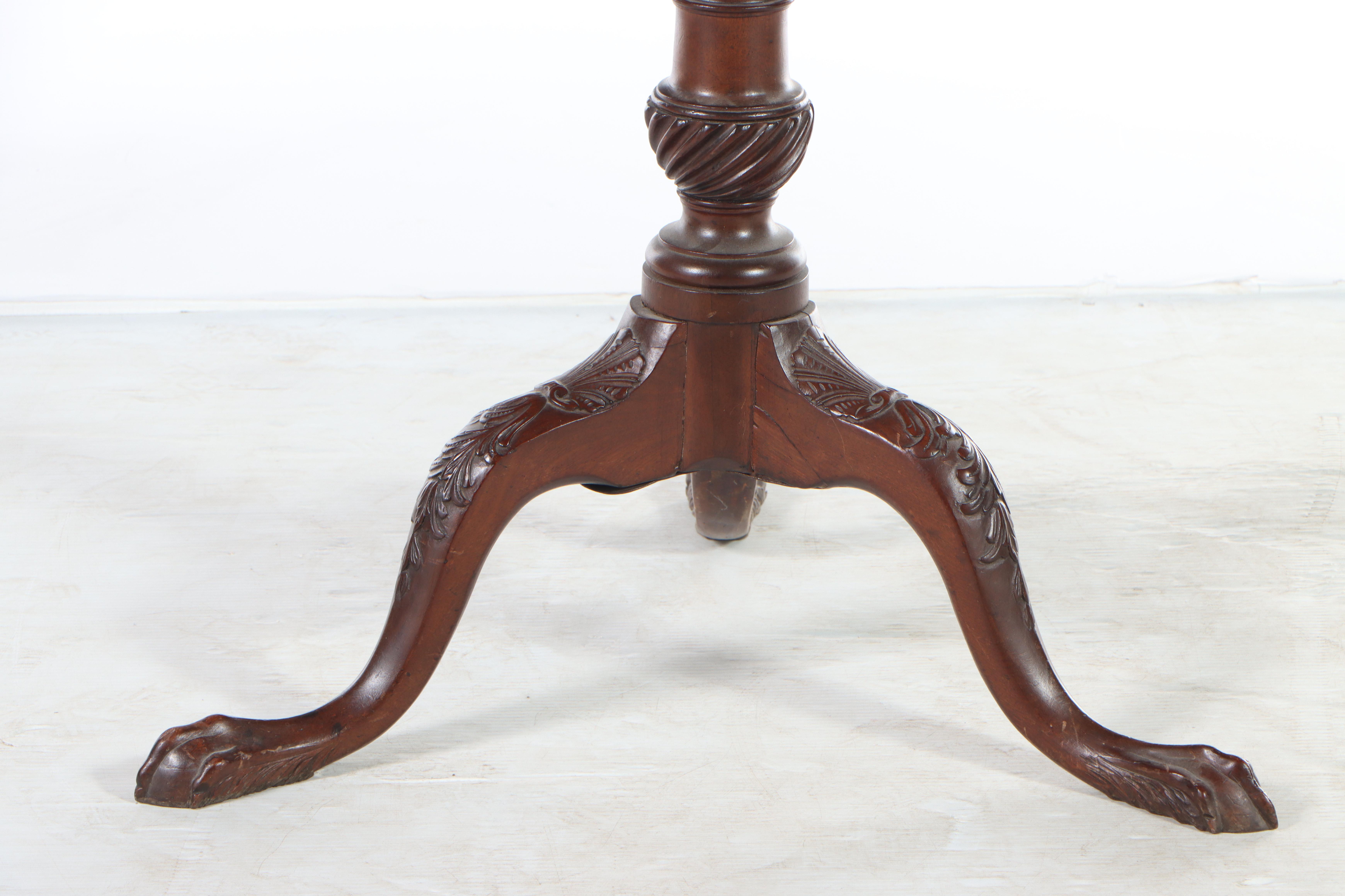 George III Mahogany Tilt-Top "Supper" Table, Late 18th Century