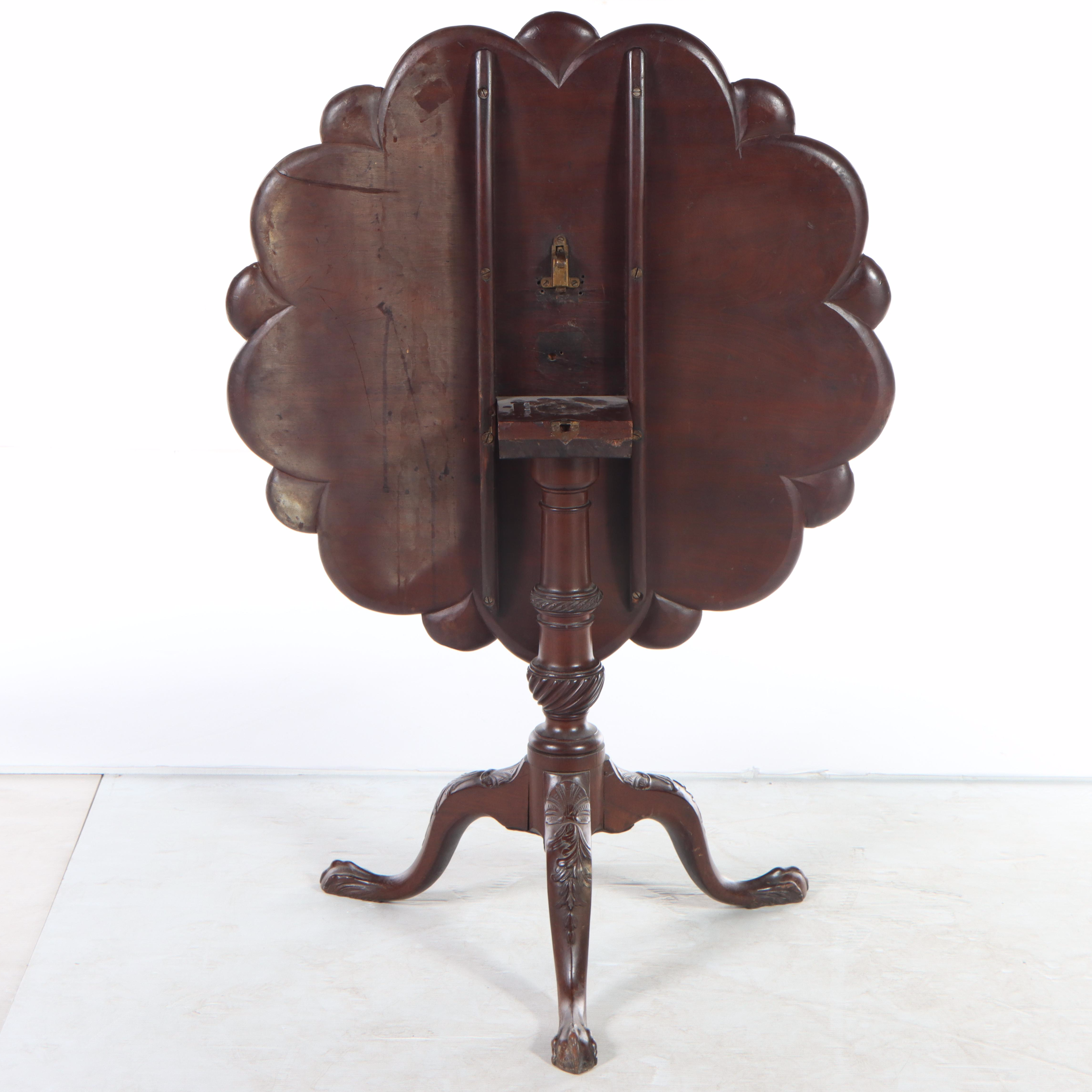 George III Mahogany Tilt-Top "Supper" Table, Late 18th Century