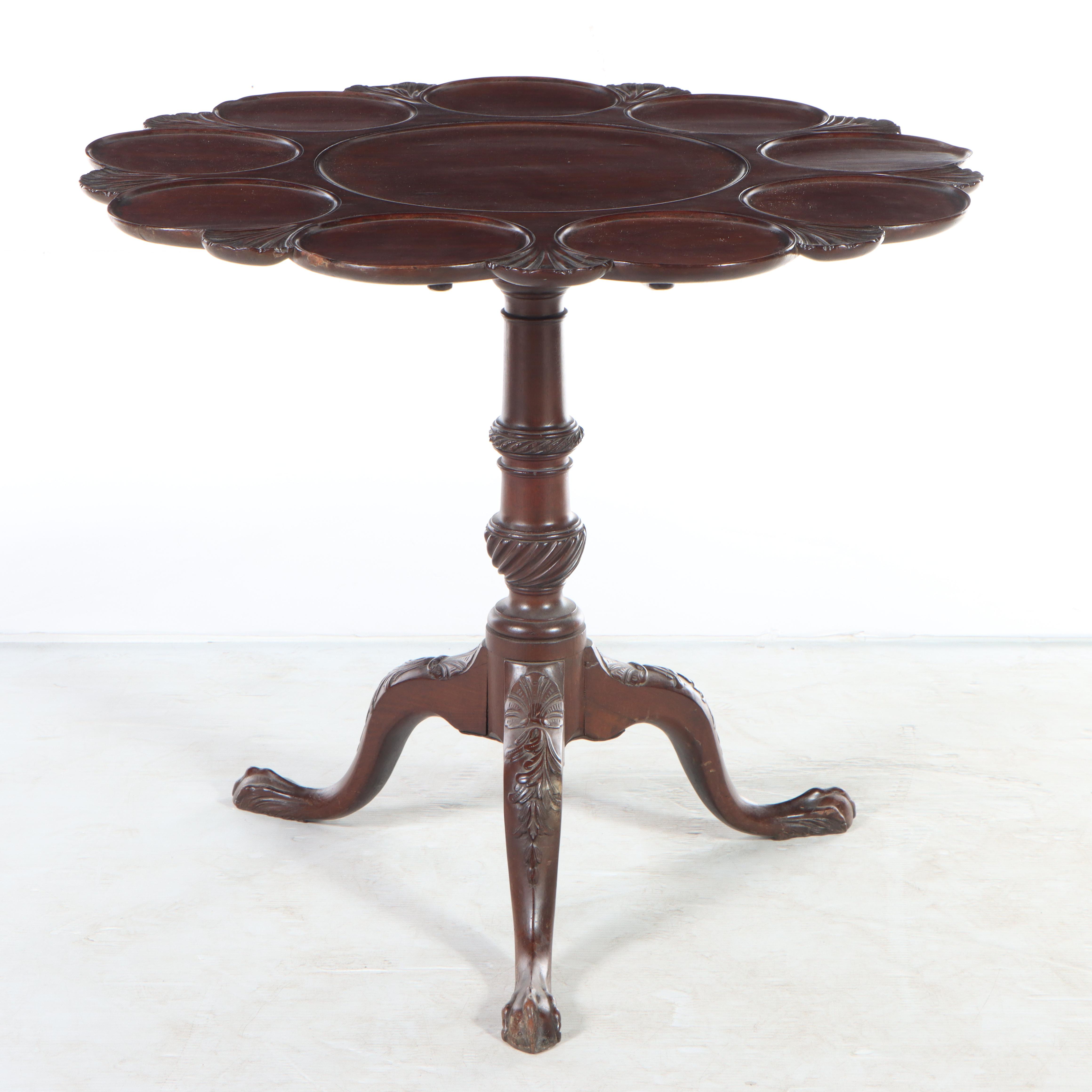 George III Mahogany Tilt-Top "Supper" Table, Late 18th Century