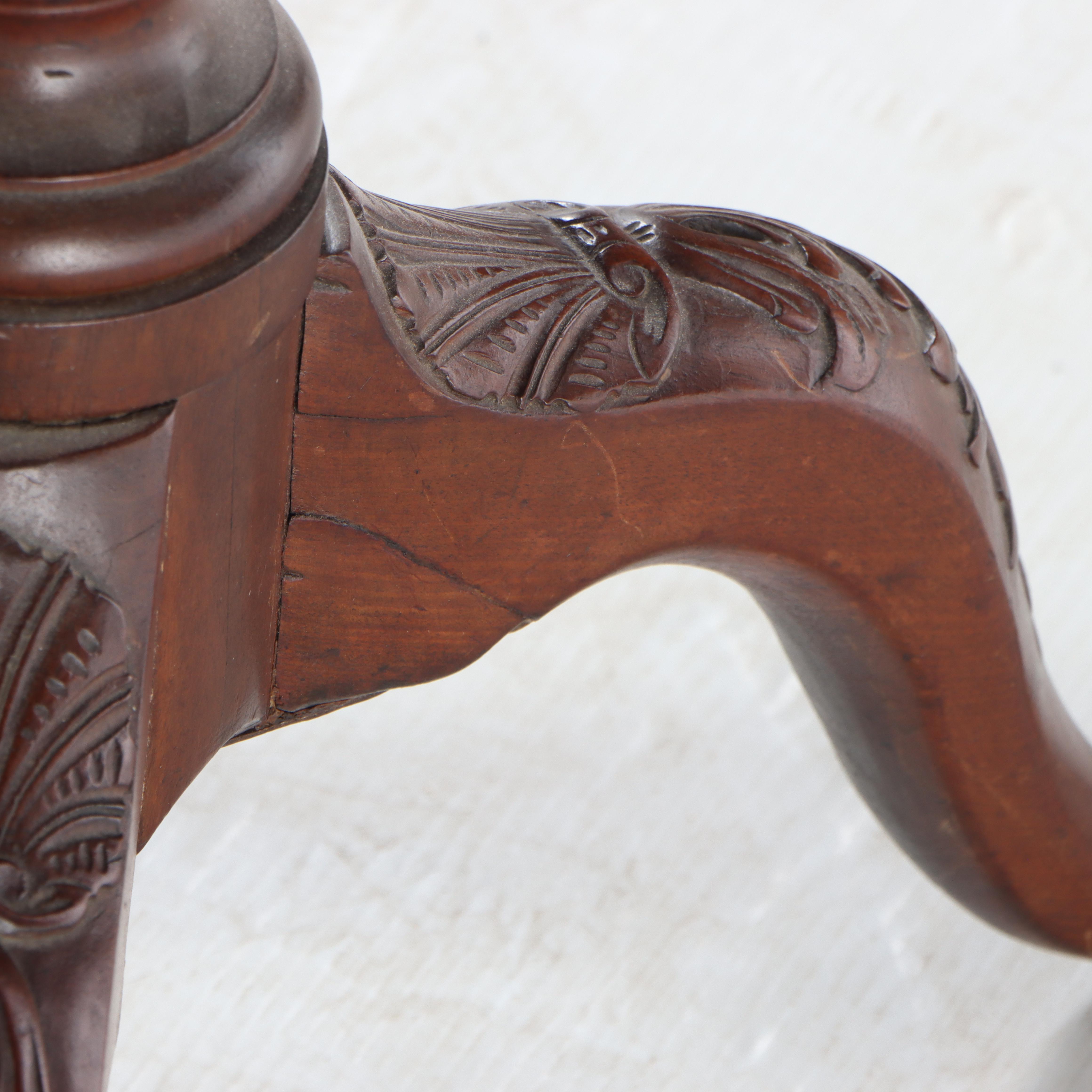 George III Mahogany Tilt-Top "Supper" Table, Late 18th Century