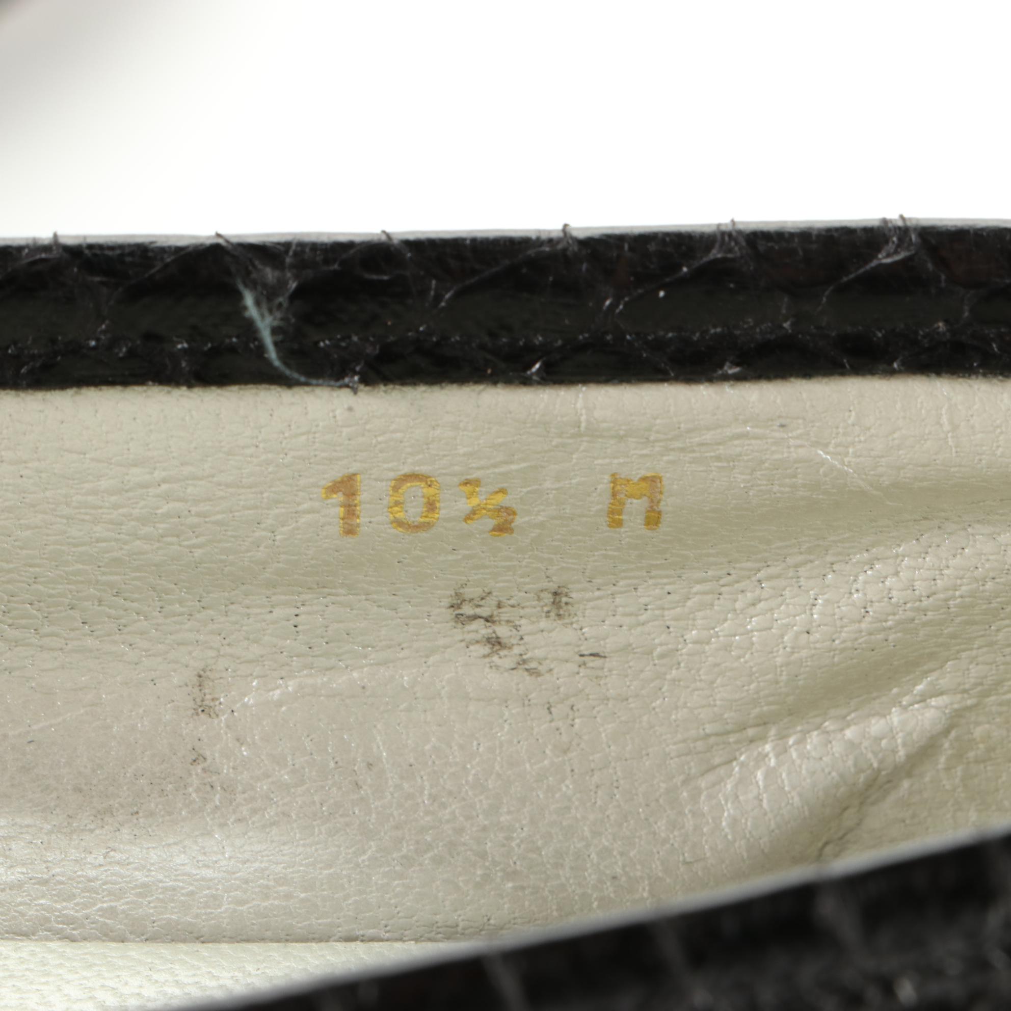 Bally Snakeskin Leather Flats and Finn Comfort Slide Sandals