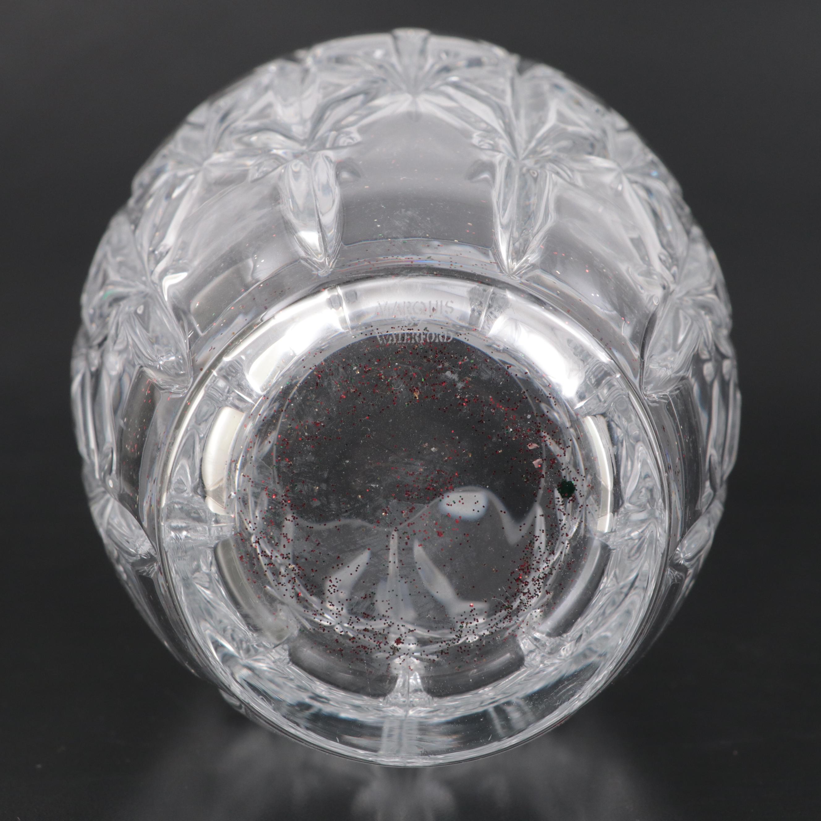 Waterford Crystal "Lismore" Bowl with Marquis by Waterford "Sparkle" Vase