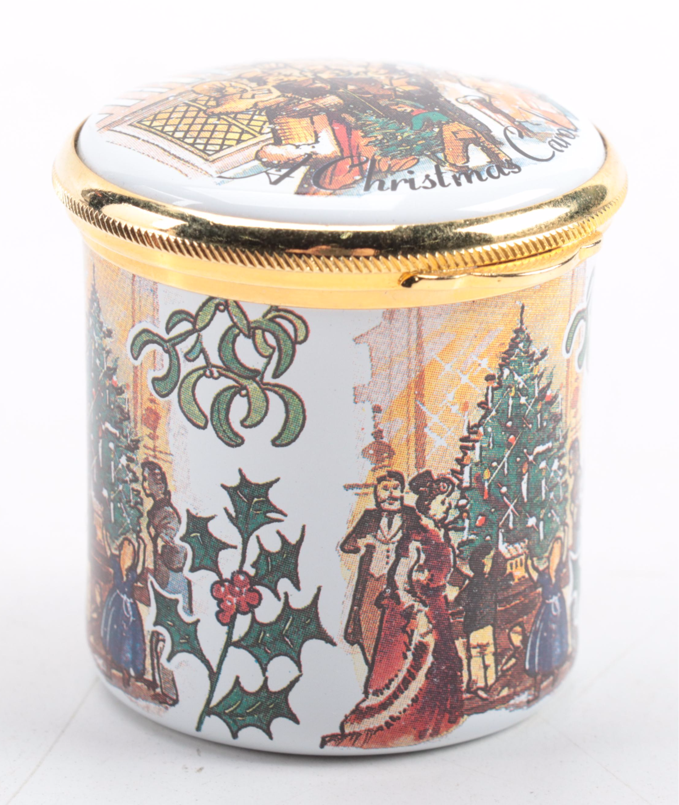 Halcyon Days with Other English Annual Christmas and Other Enameled Metal Boxes