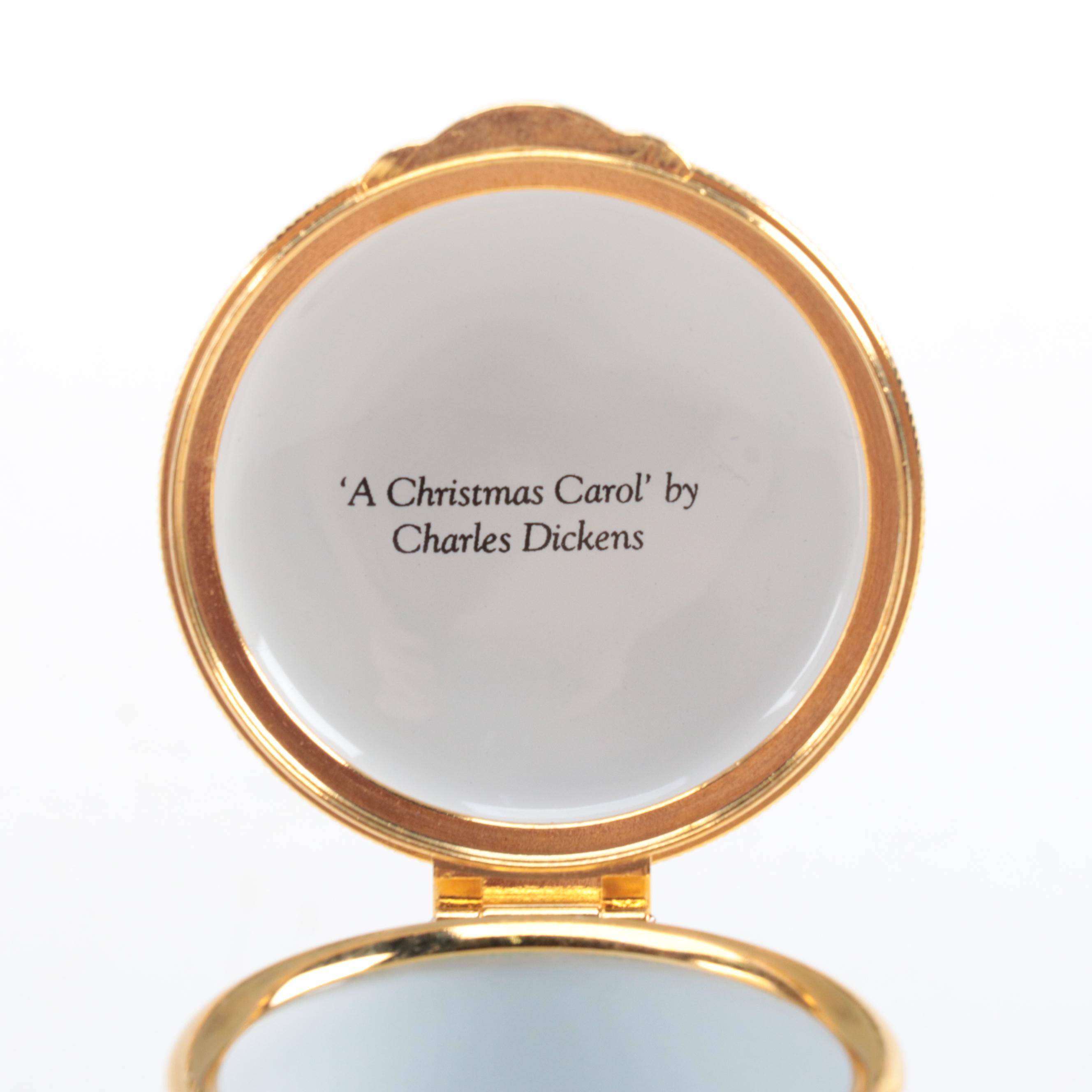 Halcyon Days with Other English Annual Christmas and Other Enameled Metal Boxes