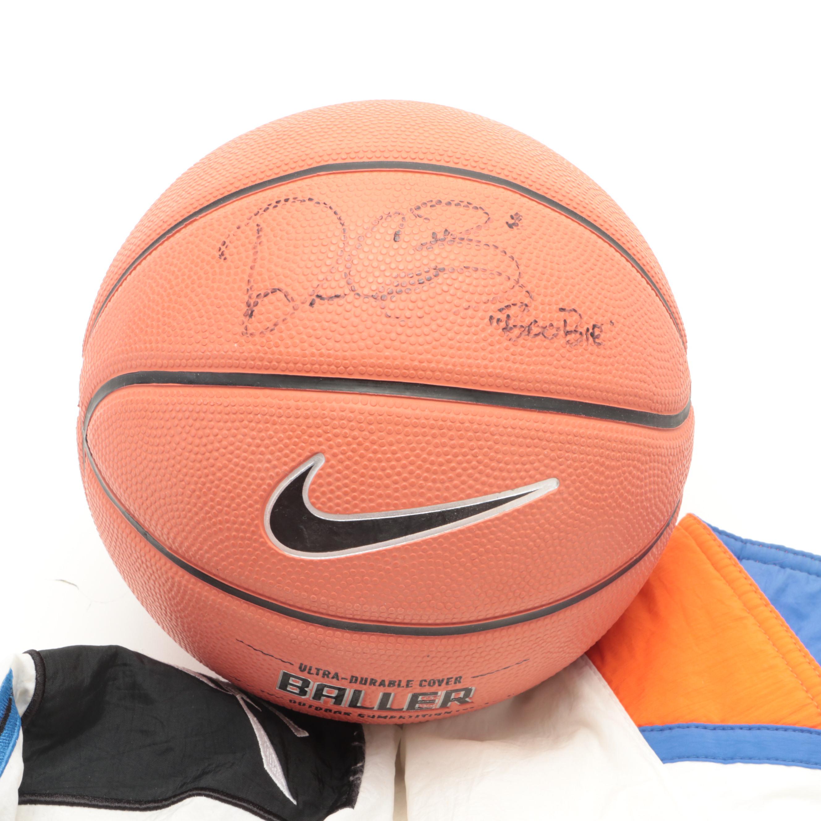 Cleveland Cavaliers Signed Mini Basketballs with Vintage NBA Starter Jacket