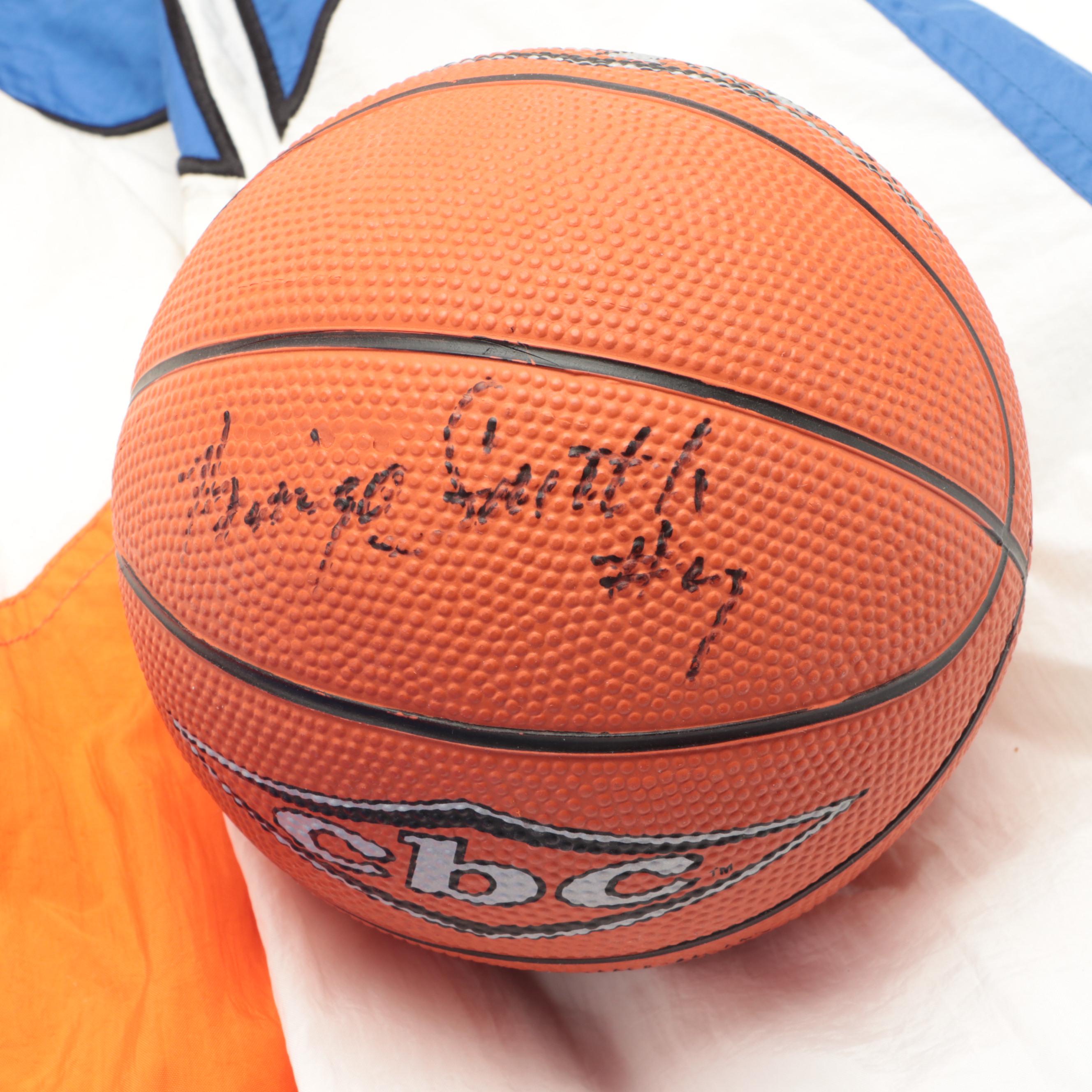 Cleveland Cavaliers Signed Mini Basketballs with Vintage NBA Starter Jacket