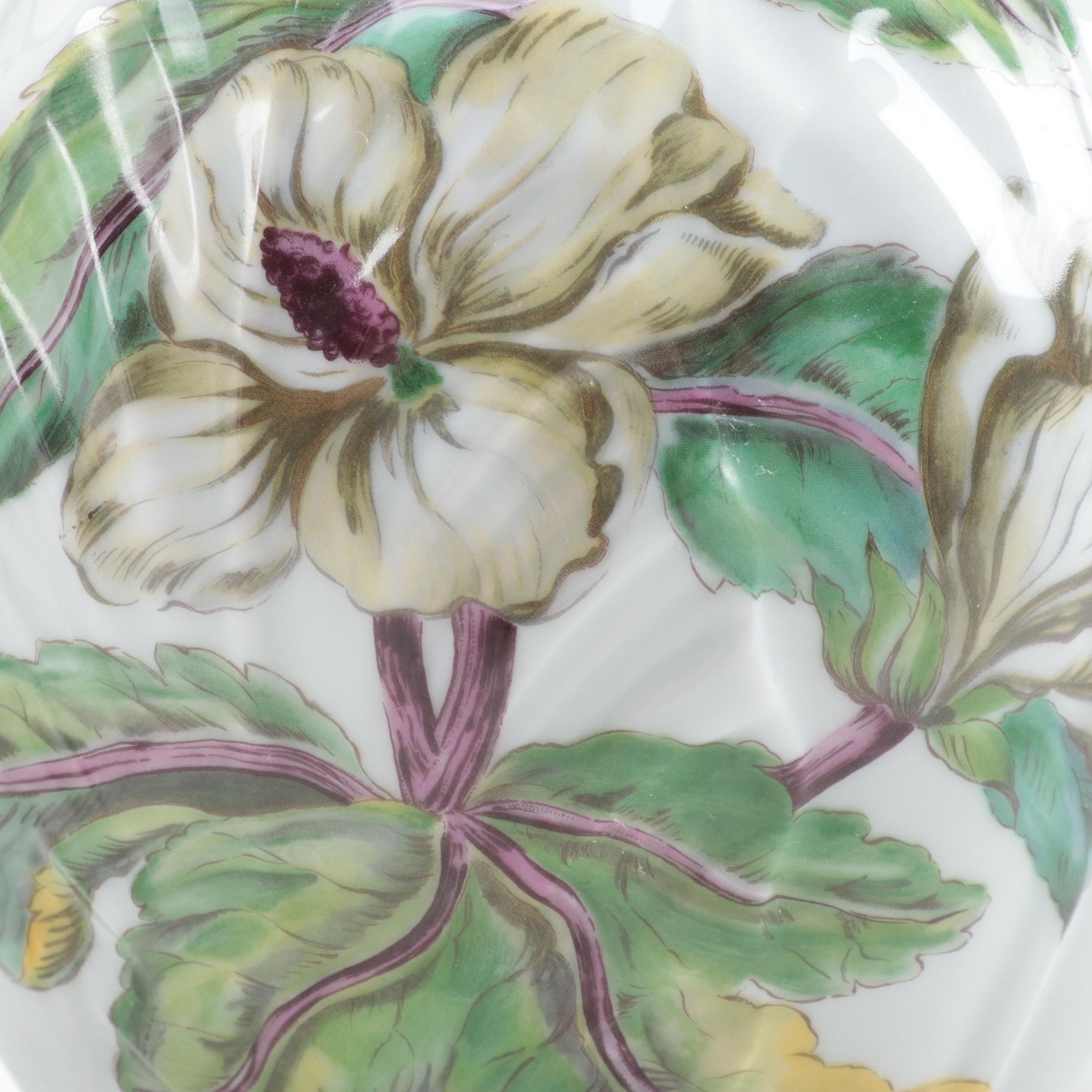 Mottahedeh Metropolitan Museum of Art Chelsea Style Pitcher and Gluggle Jug