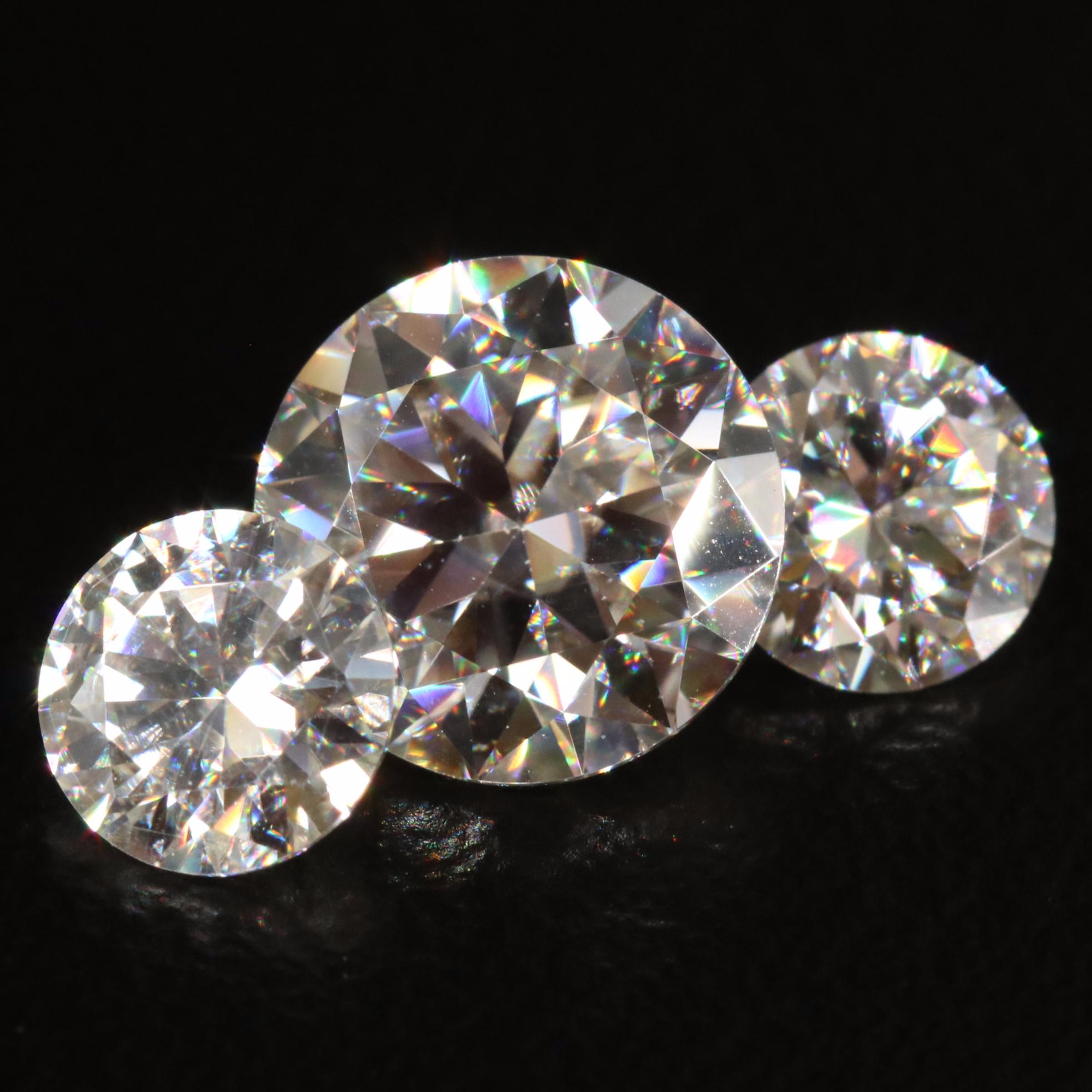 Loose 2.89 CTW Moissanite