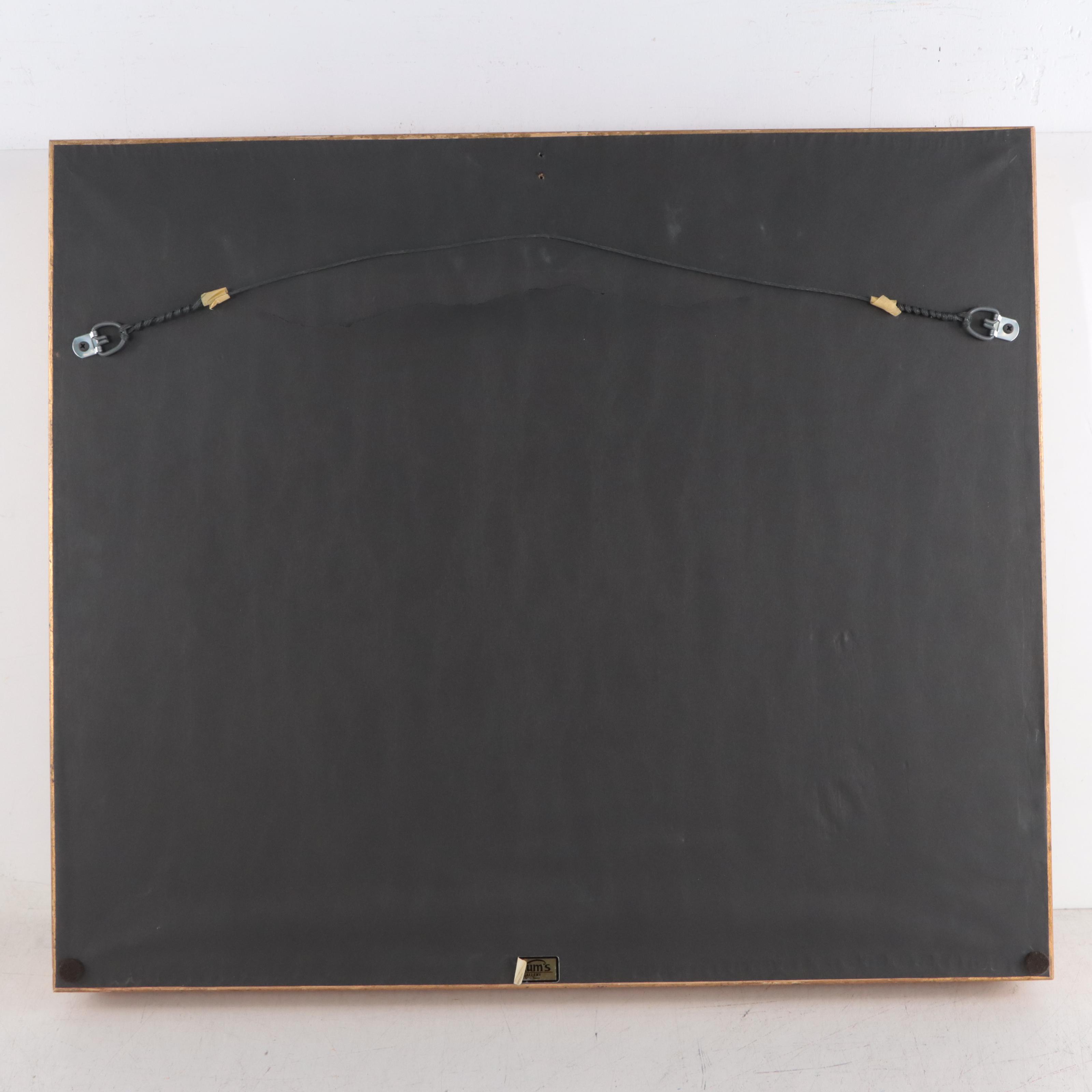 Charles Ragland Bunnell Abstract Modernist Oil Painting, 1960