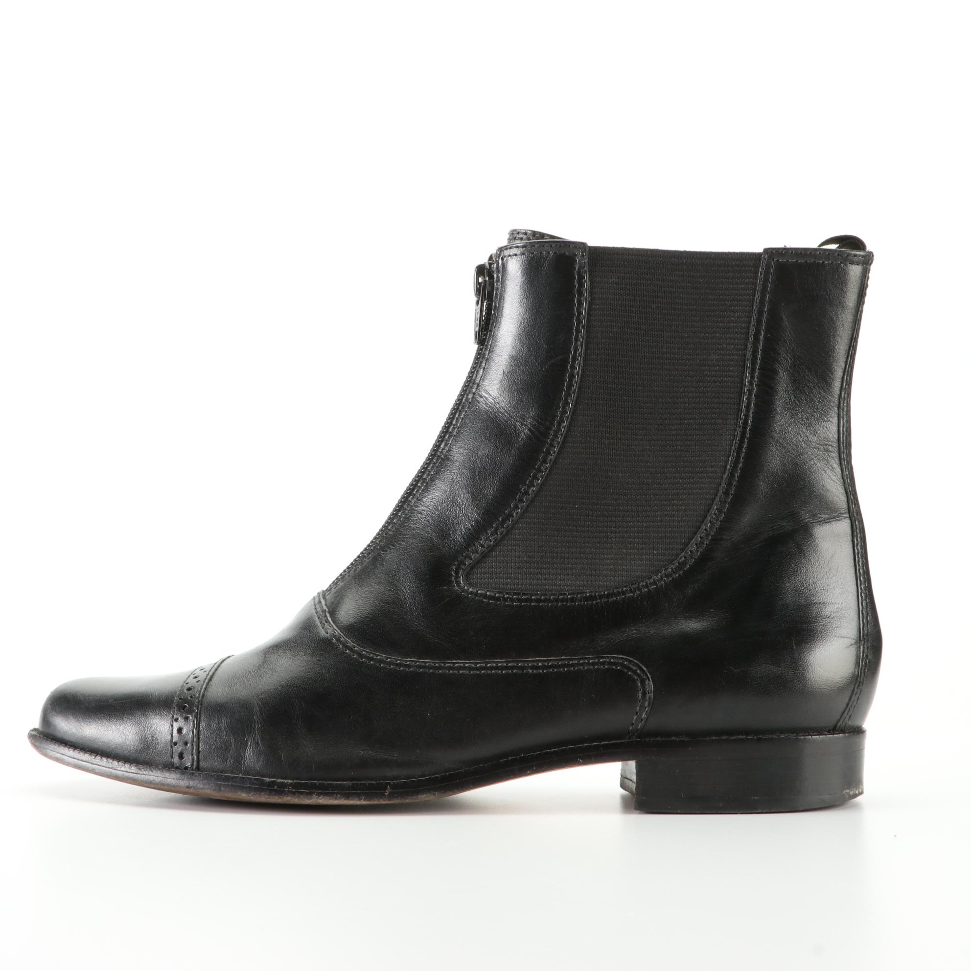 L.L. Bean Leather Chelsea Boots and Caslon Confetti Weave Platform Loafers