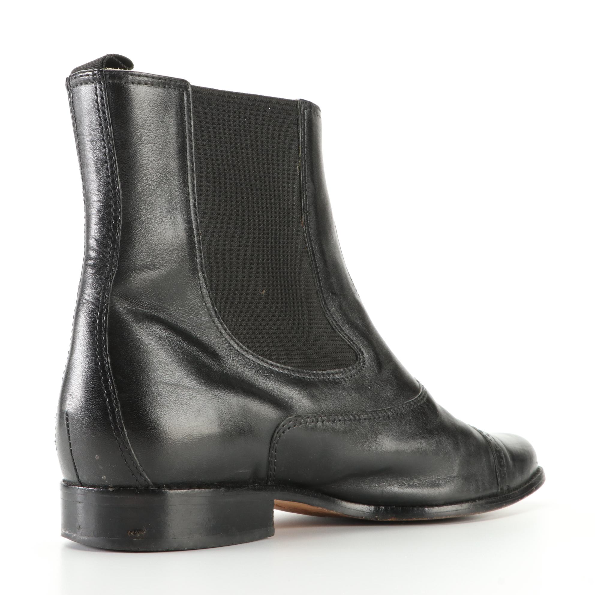 L.L. Bean Leather Chelsea Boots and Caslon Confetti Weave Platform Loafers