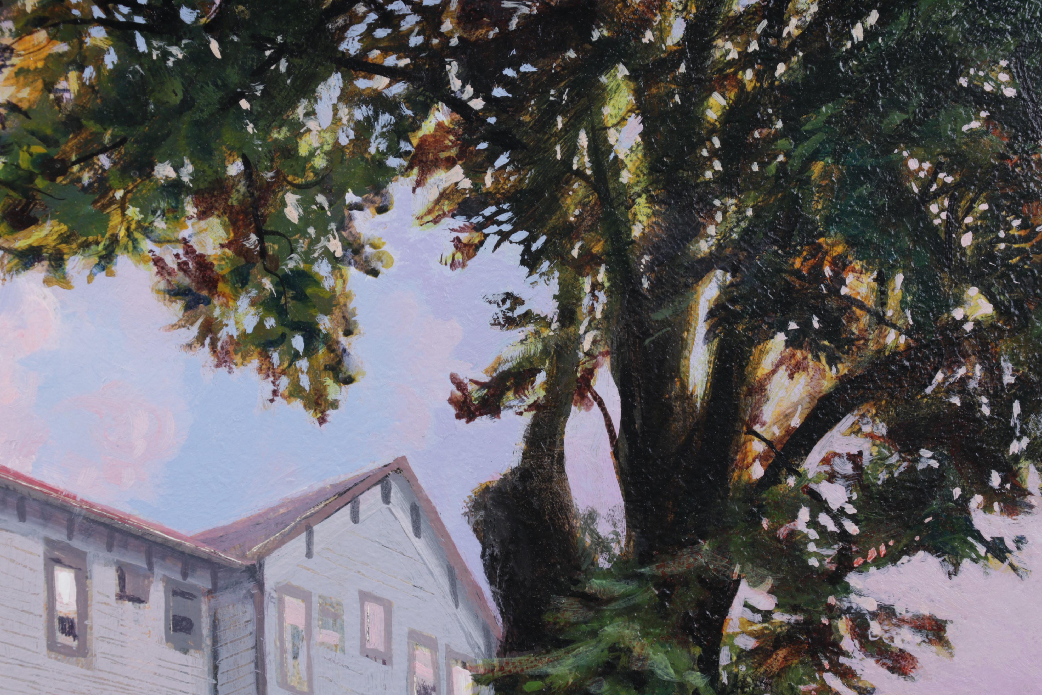 Michael Kaiser Acrylic Painting "Riverside Inn," 2003