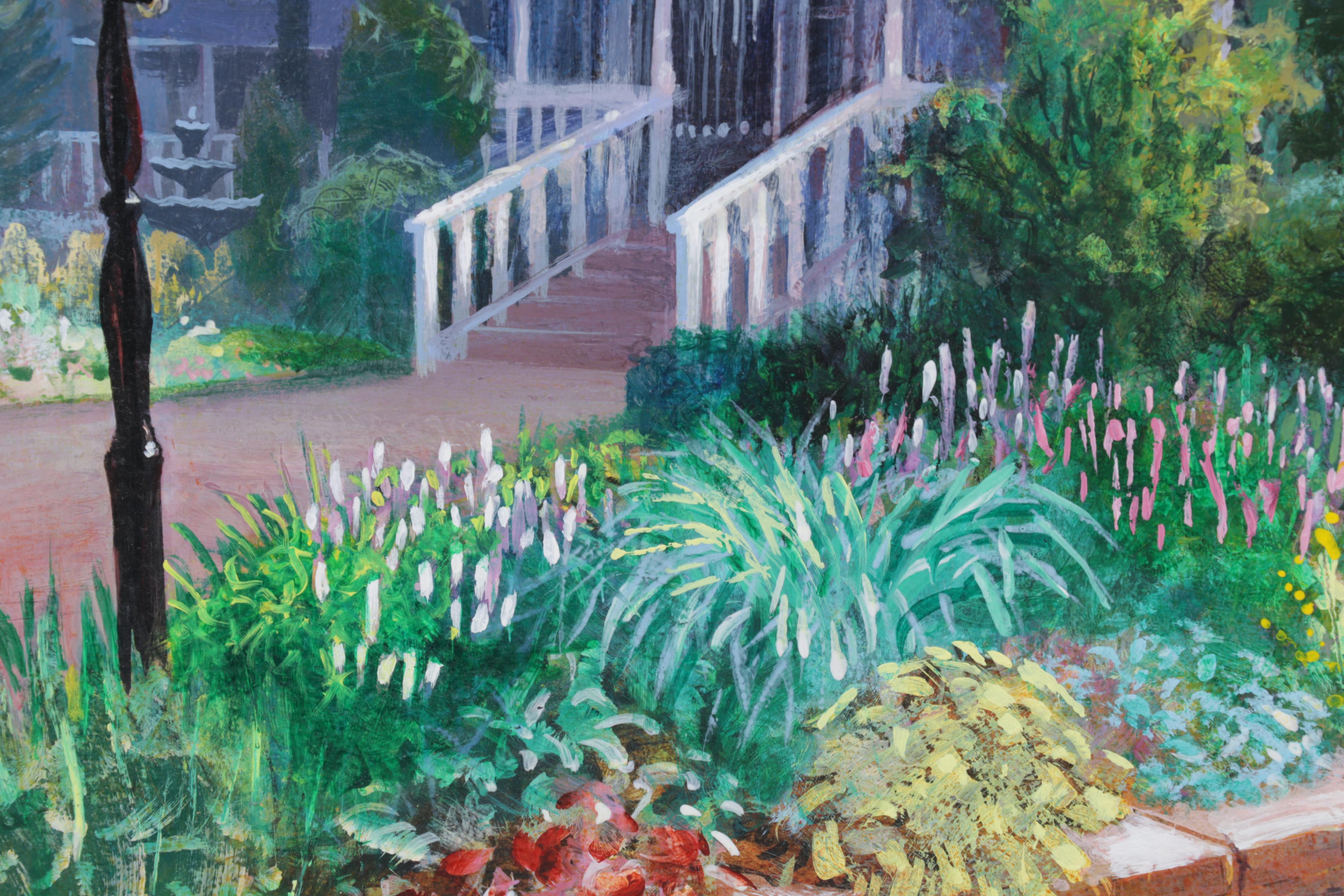 Michael Kaiser Acrylic Painting "Riverside Inn," 2003