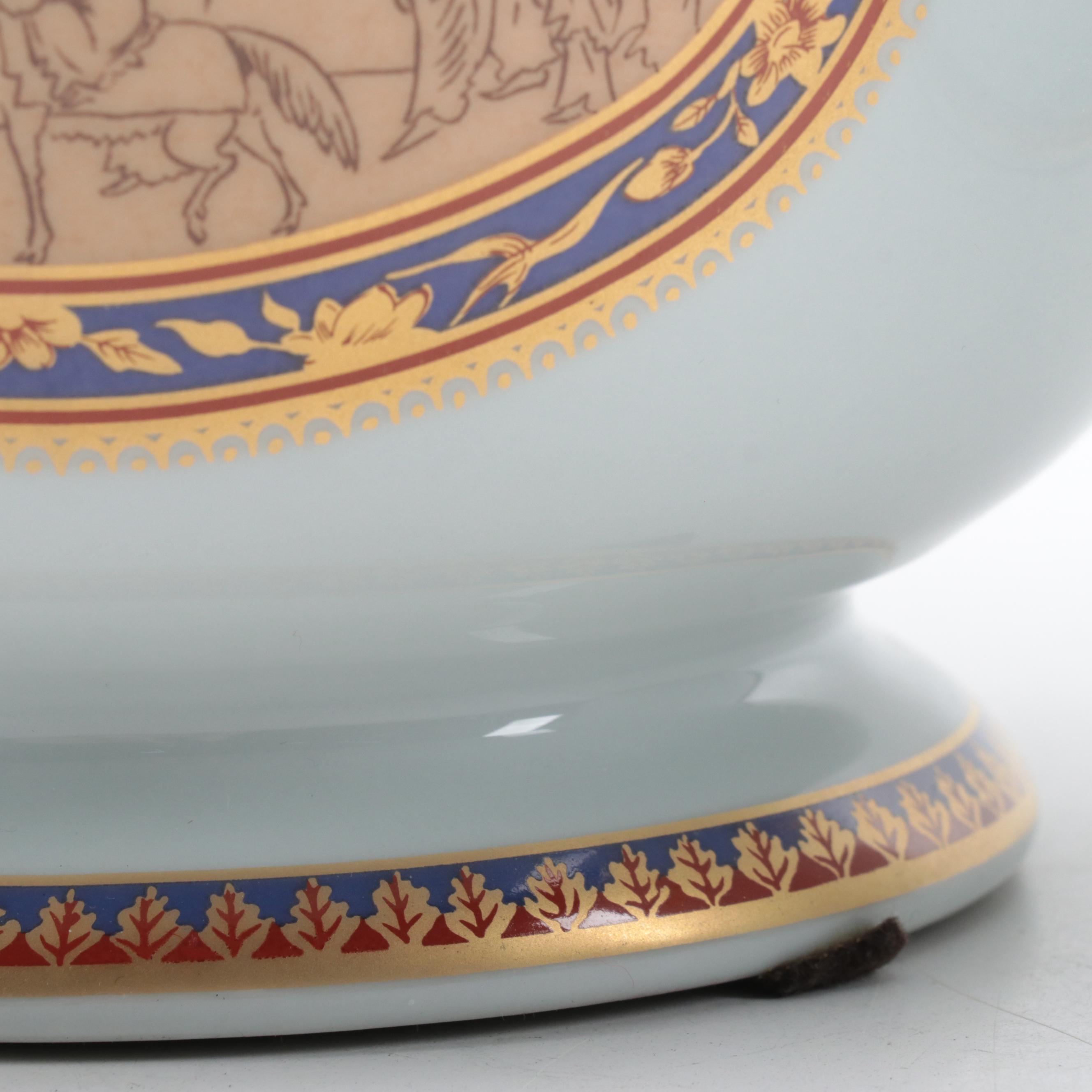 Mottahedeh "Chinoise Blue" Porcelain Cache Pots