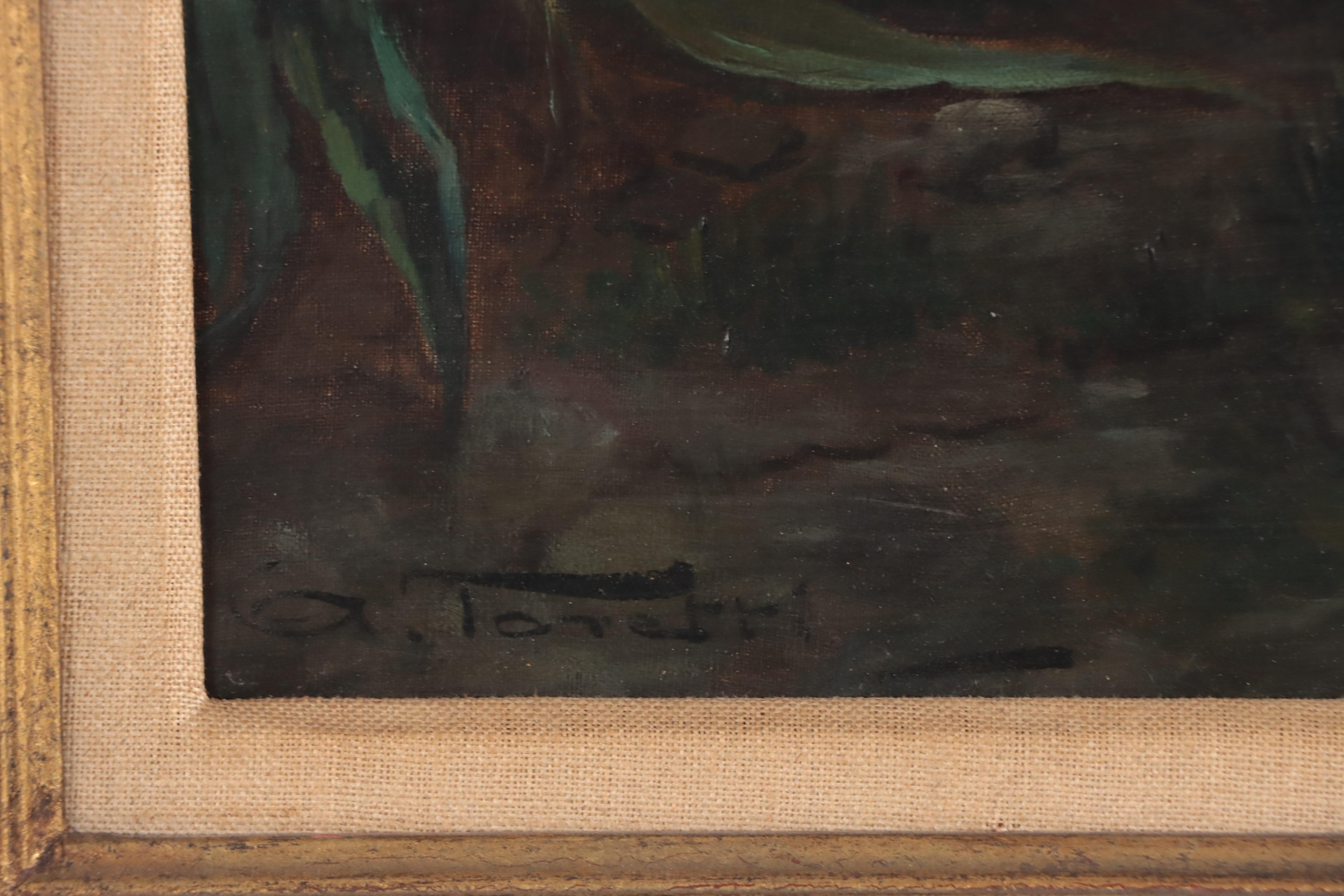 After Vincenzo Irolli Oil Painting "The Rejected Inamorato"