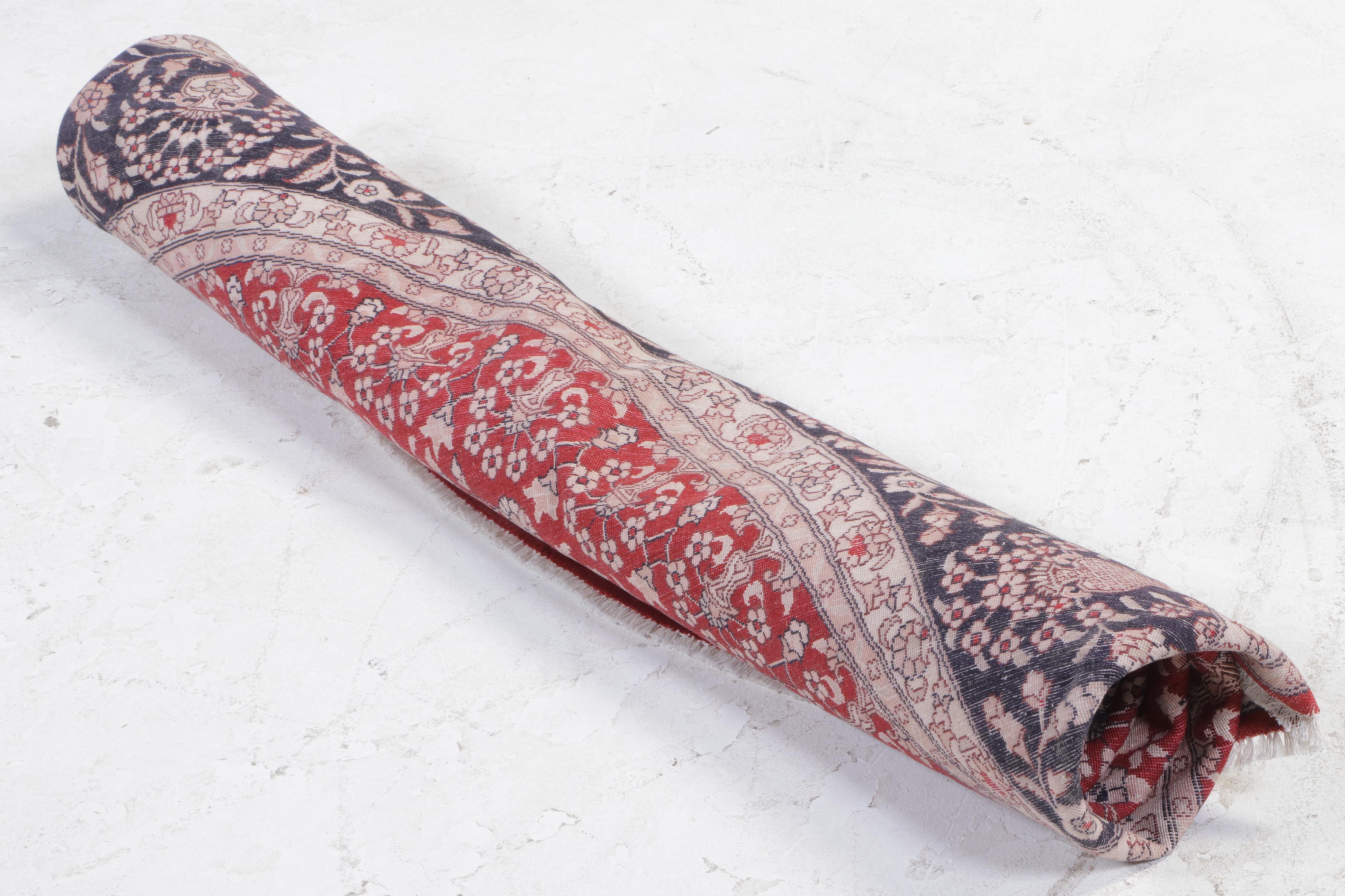 6'10 x 6'10 Hand-Knotted Persian Style Round Area Rug