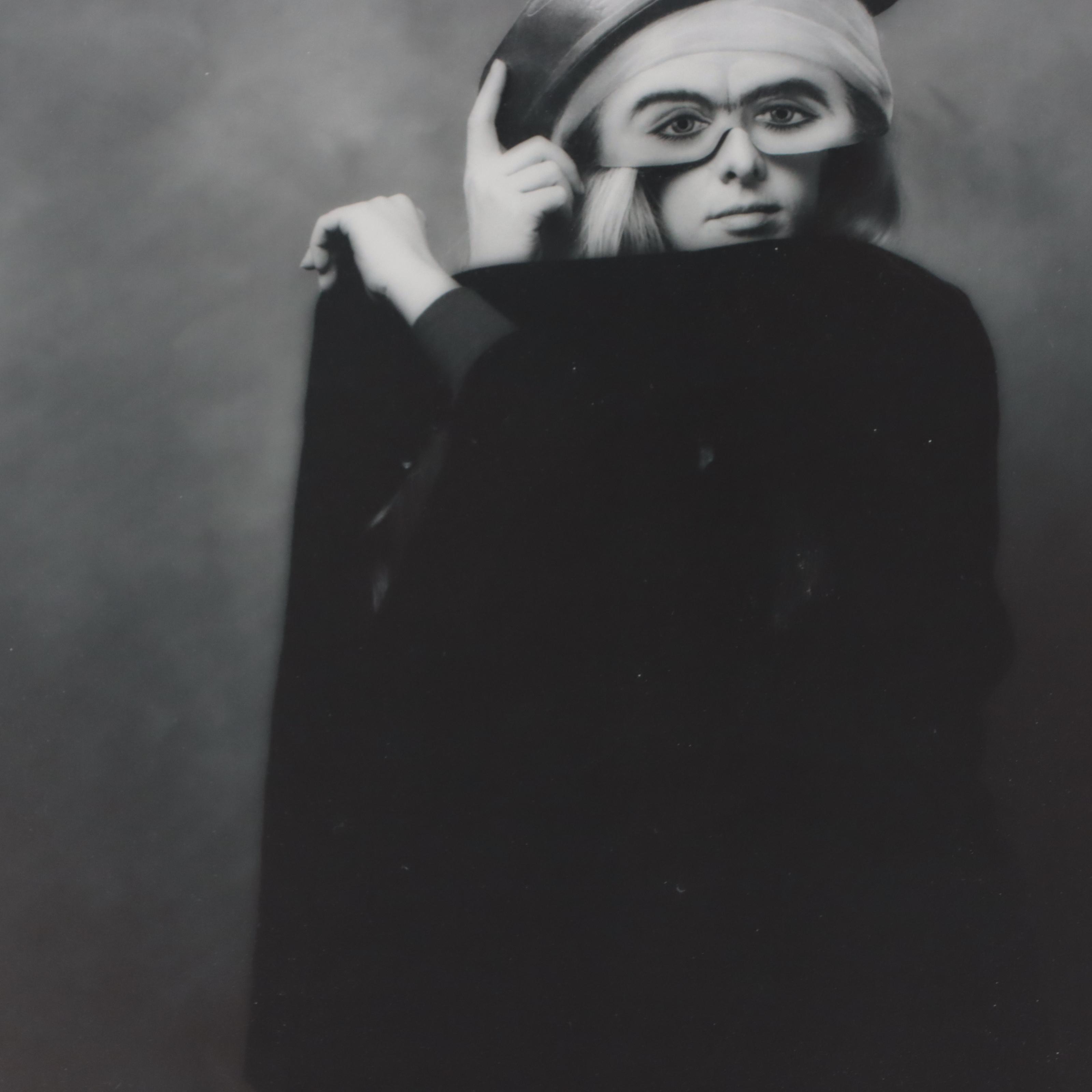 DeVito Silver Gelatin Print of Masked Woman in a Cape, circa 2000