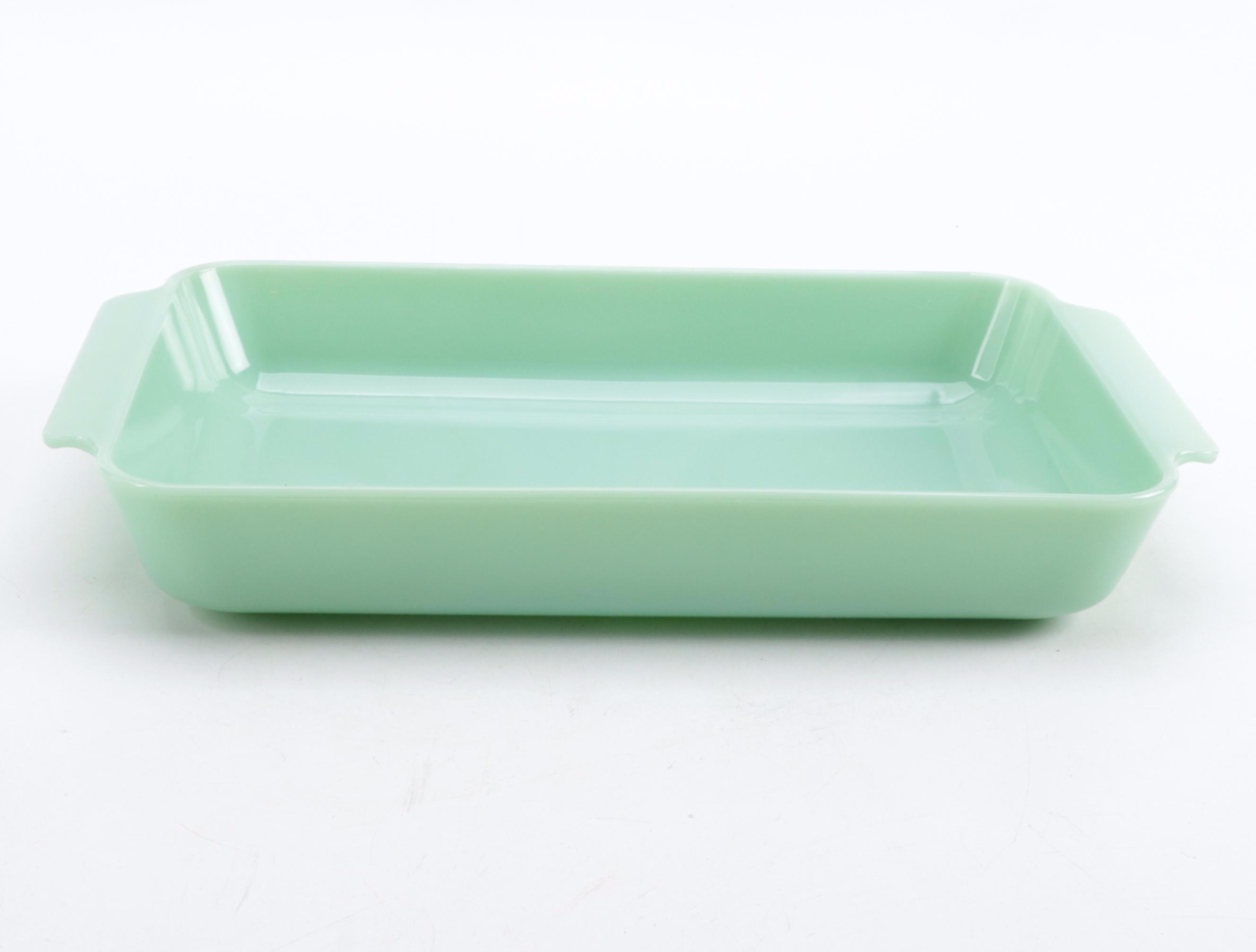 Anchor Hocking Fire-King and Other Jadeite Bakeware and Plates