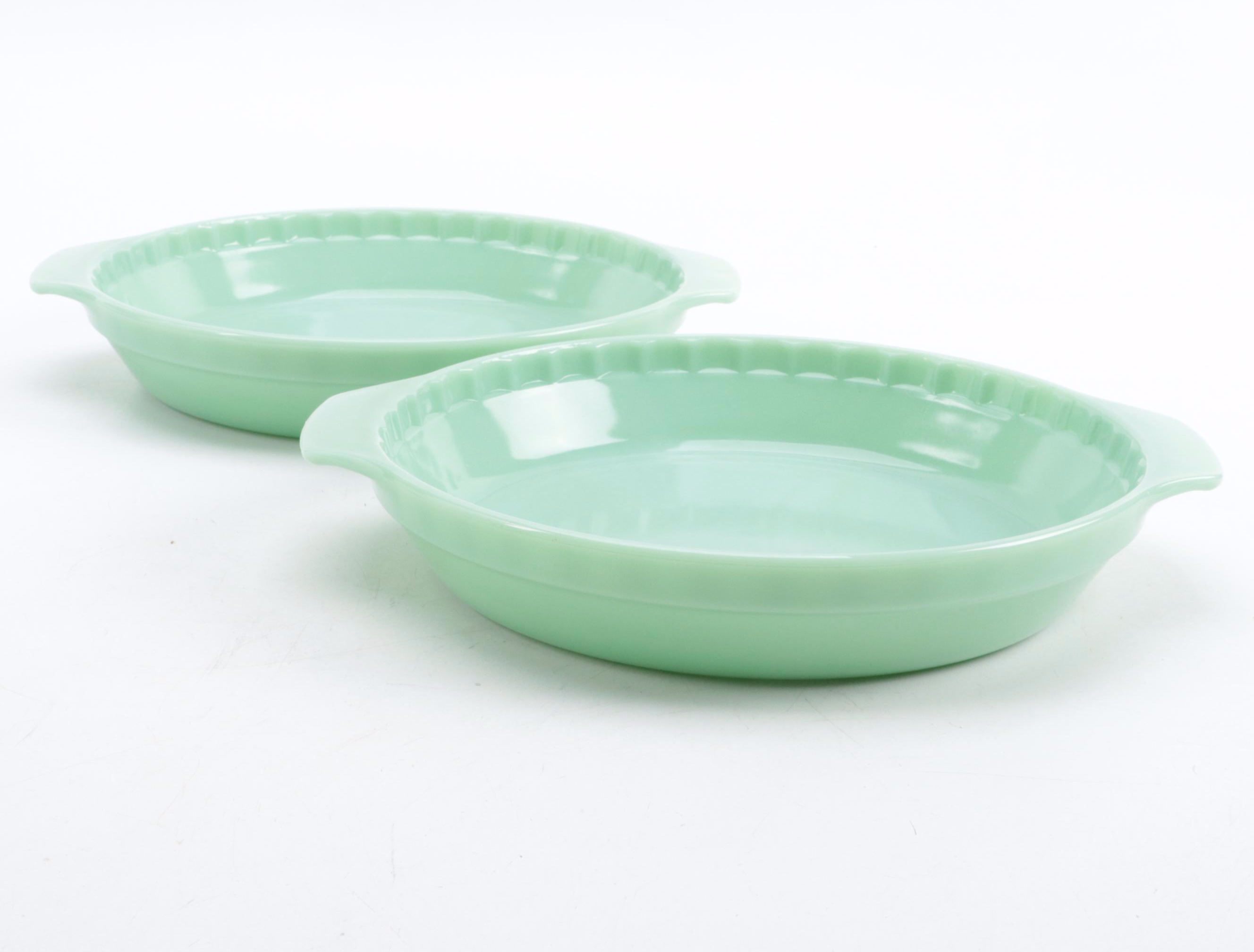 Anchor Hocking Fire-King and Other Jadeite Bakeware and Plates