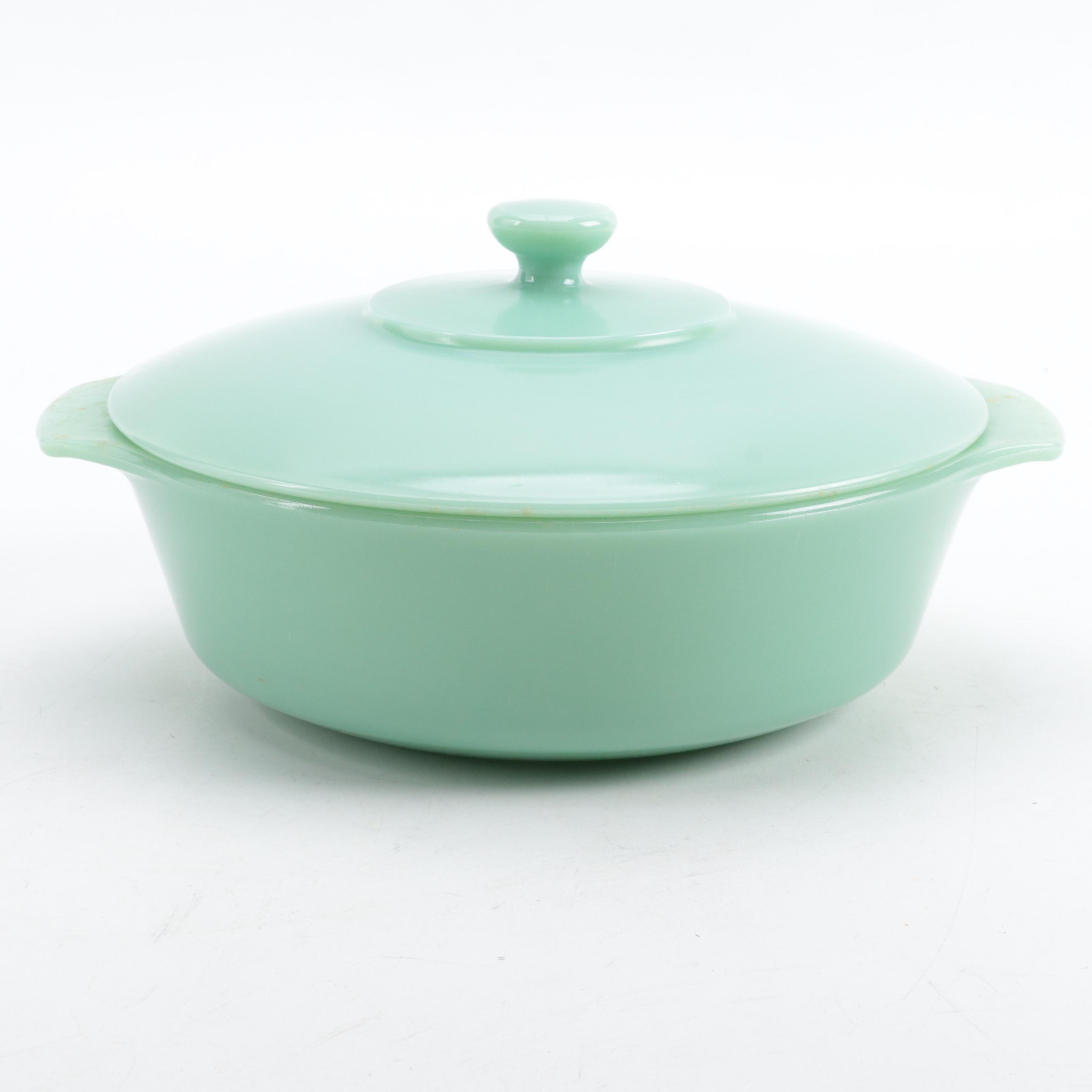 Anchor Hocking Fire-King and Other Jadeite Bakeware and Plates
