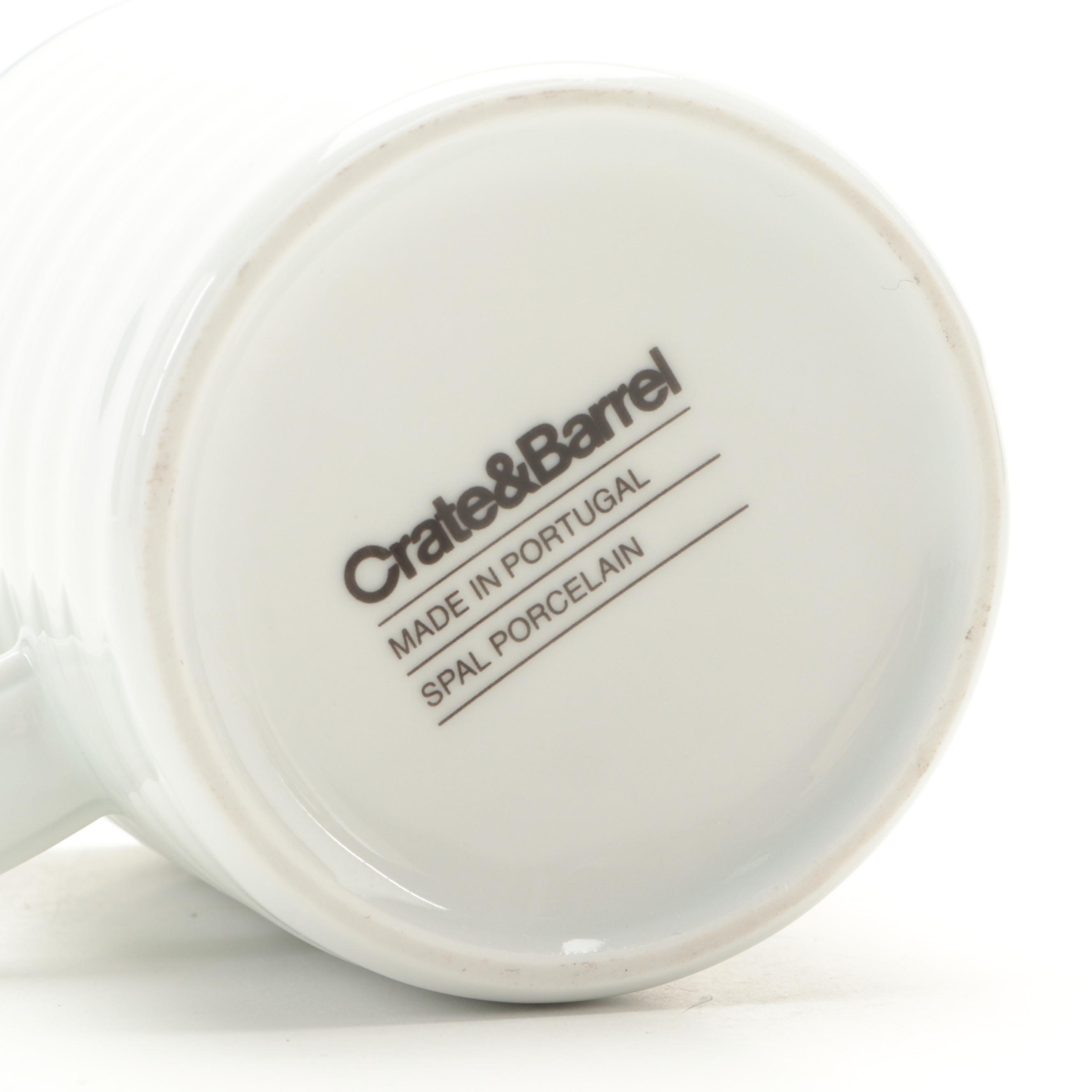 Crate & Barrel Porcelain Dinnerware