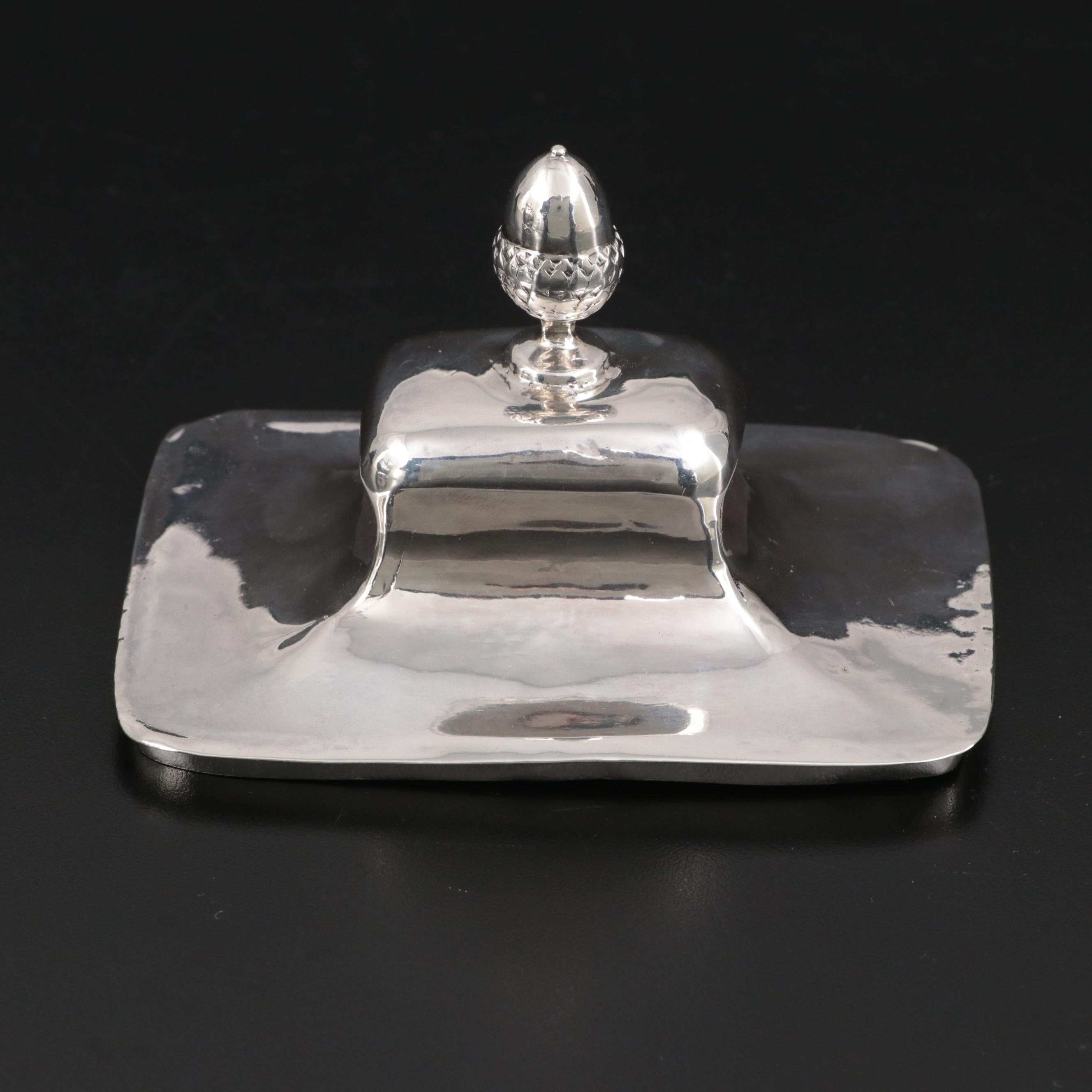John Tanguy of Philadelphia Coin Silver Meander Border Sugar Bowl, 19th C.