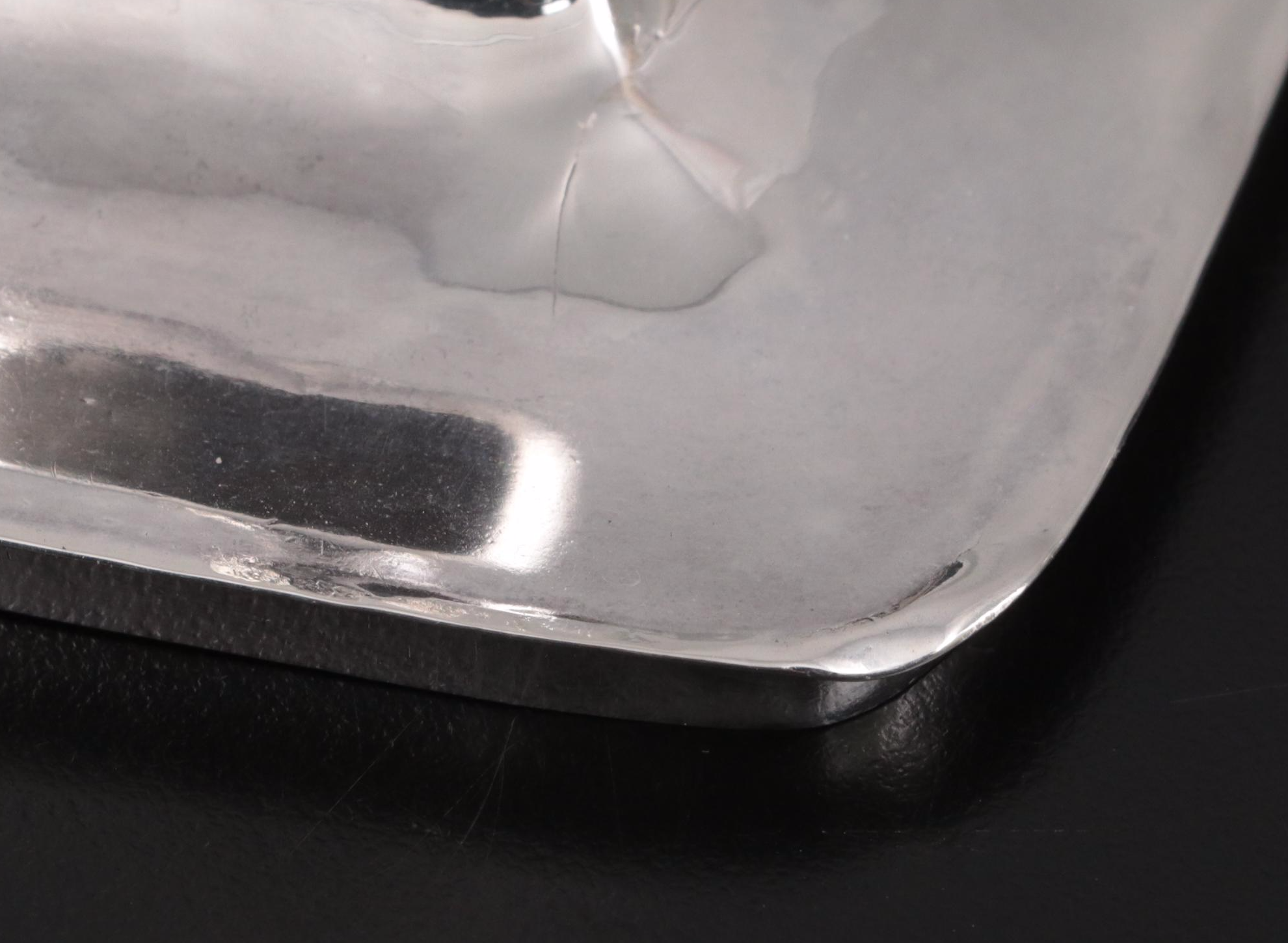 John Tanguy of Philadelphia Coin Silver Meander Border Sugar Bowl, 19th C.