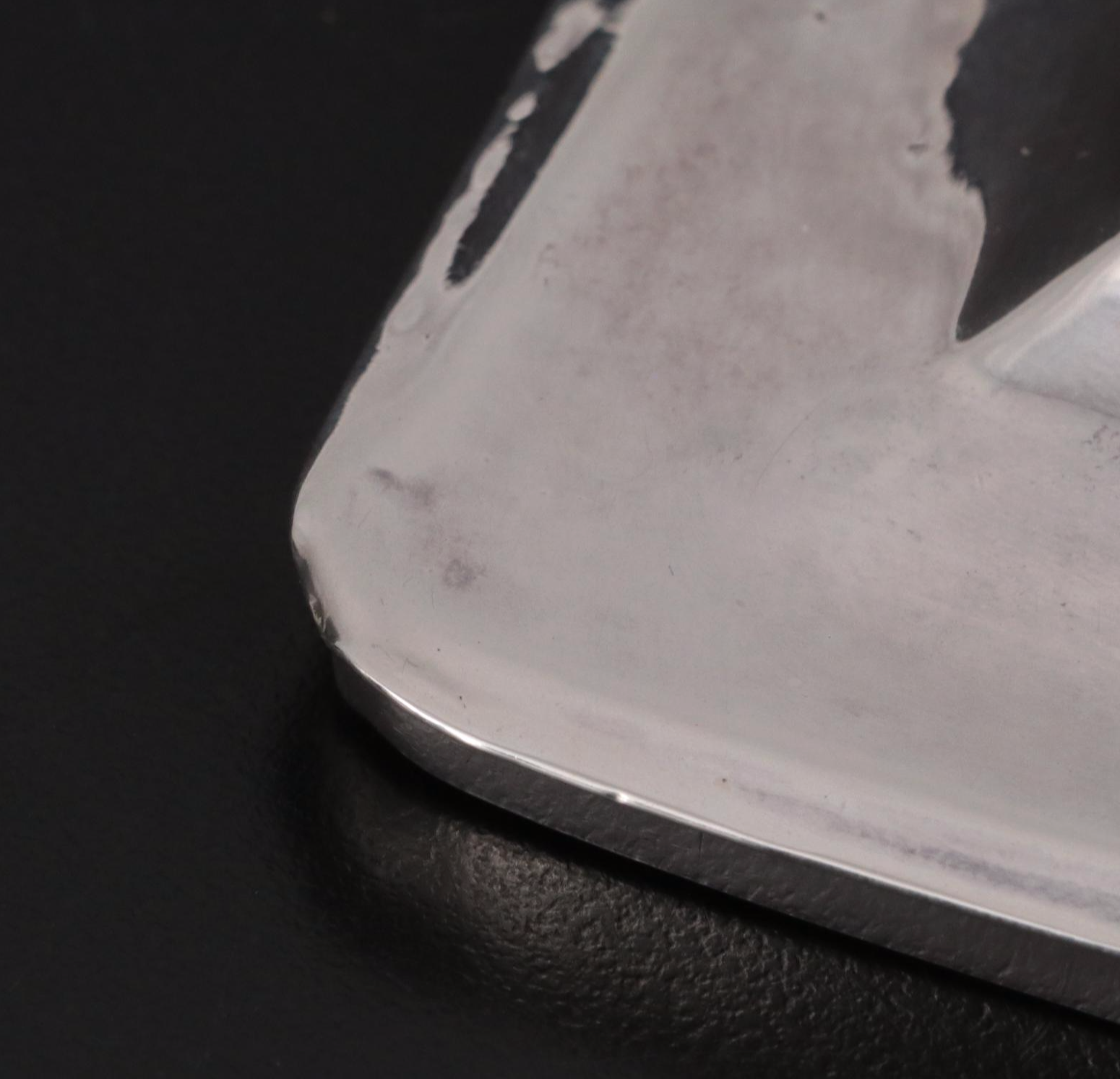 John Tanguy of Philadelphia Coin Silver Meander Border Sugar Bowl, 19th C.