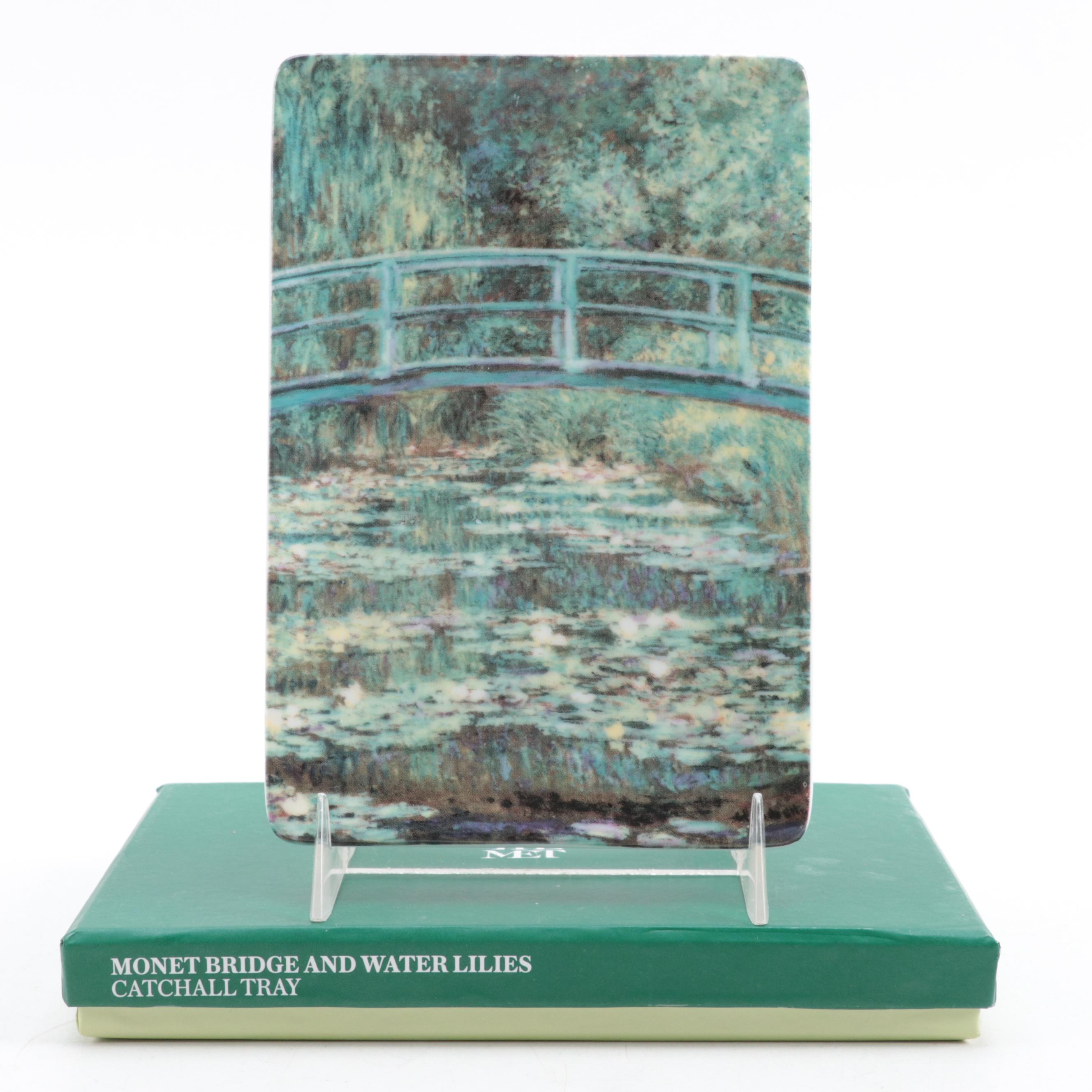 Metropolitan Museum of Art Porcelain Bowl, Vase and Catchall Tray