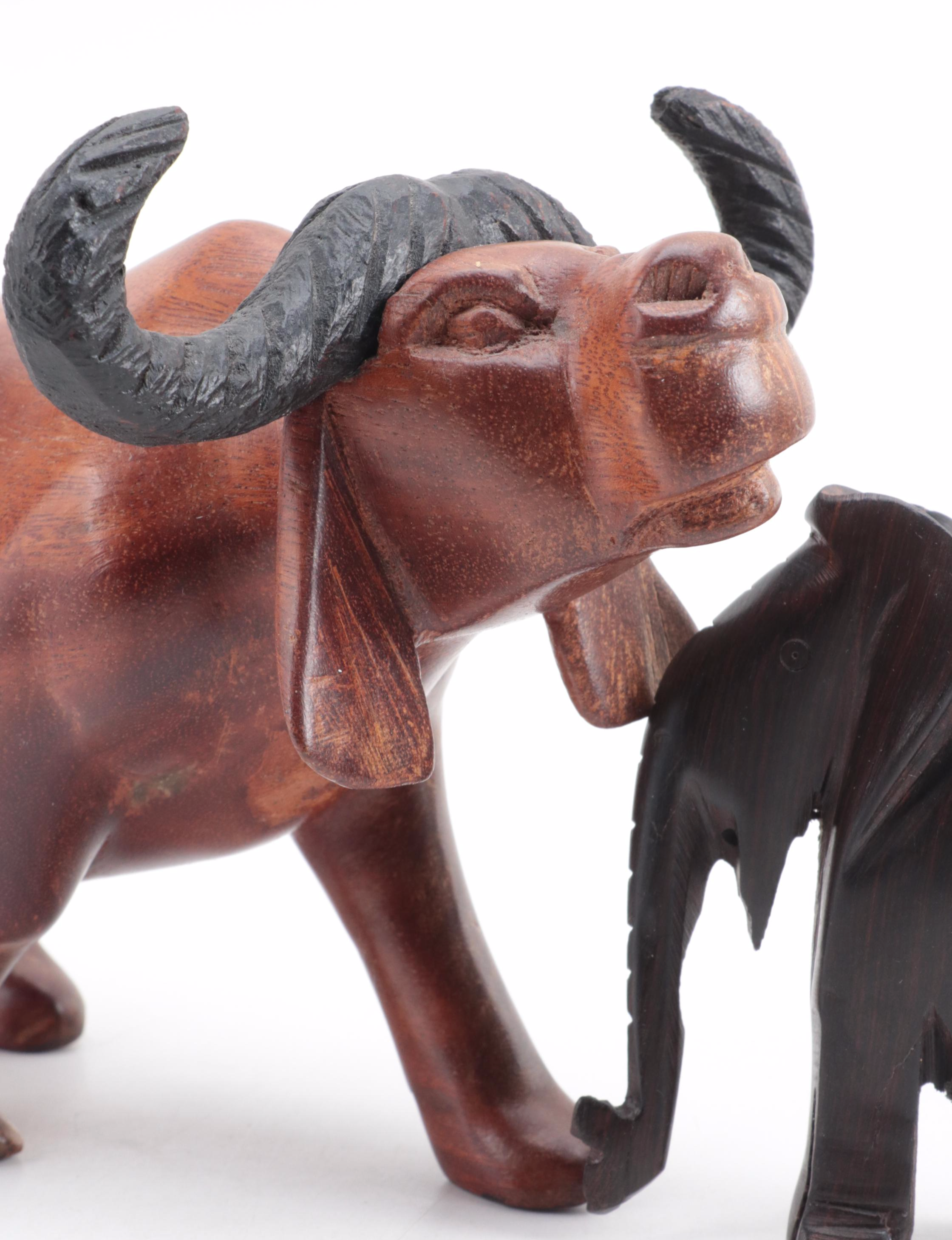 African Hand-Carved Masks and Figurines