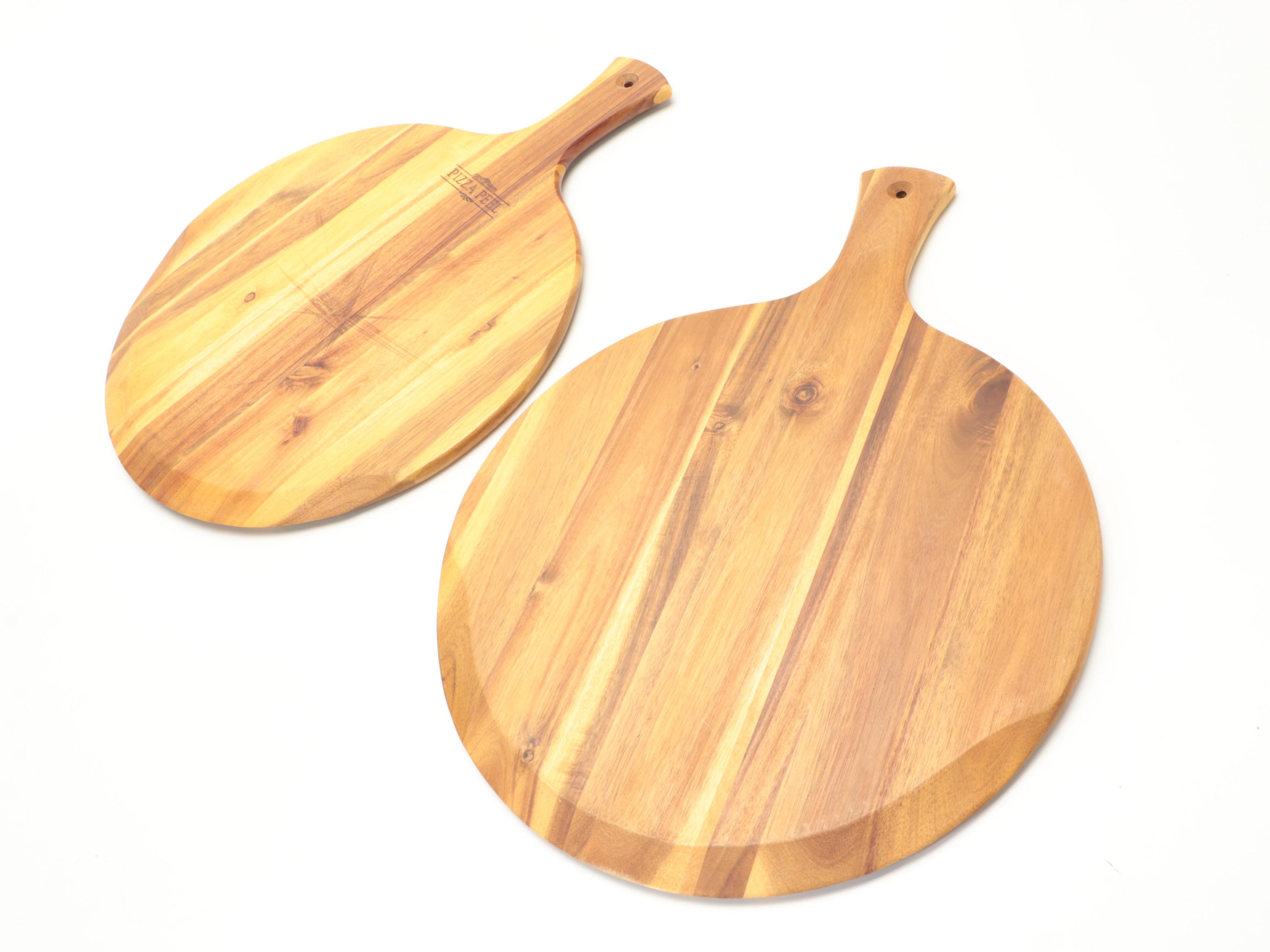 Cast Elegance Pizza Stones with Wooden Pizza Peels and More Cookware
